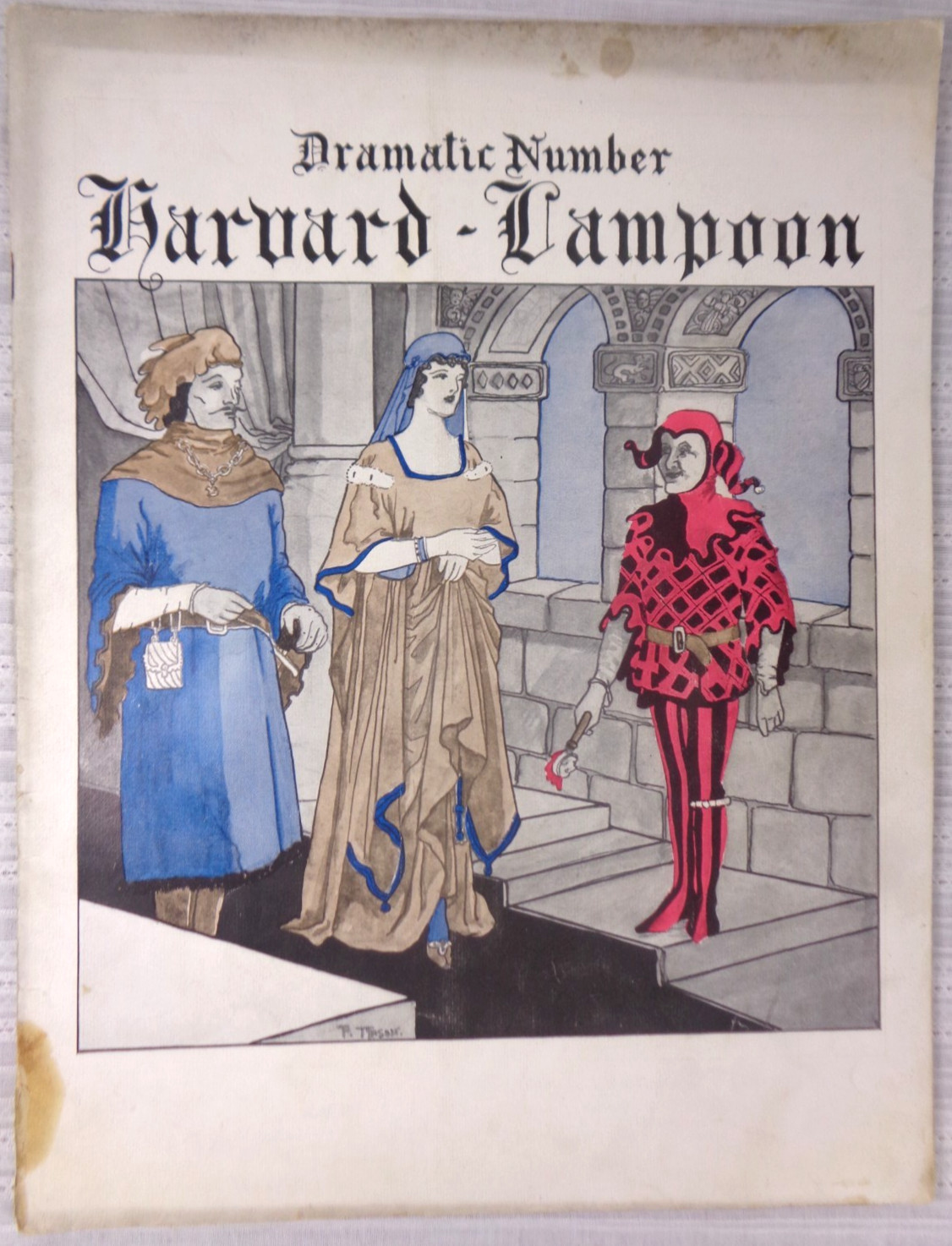 The Harvard Lampoon Dramatic Number April 22, 1922 Vintage Magazine