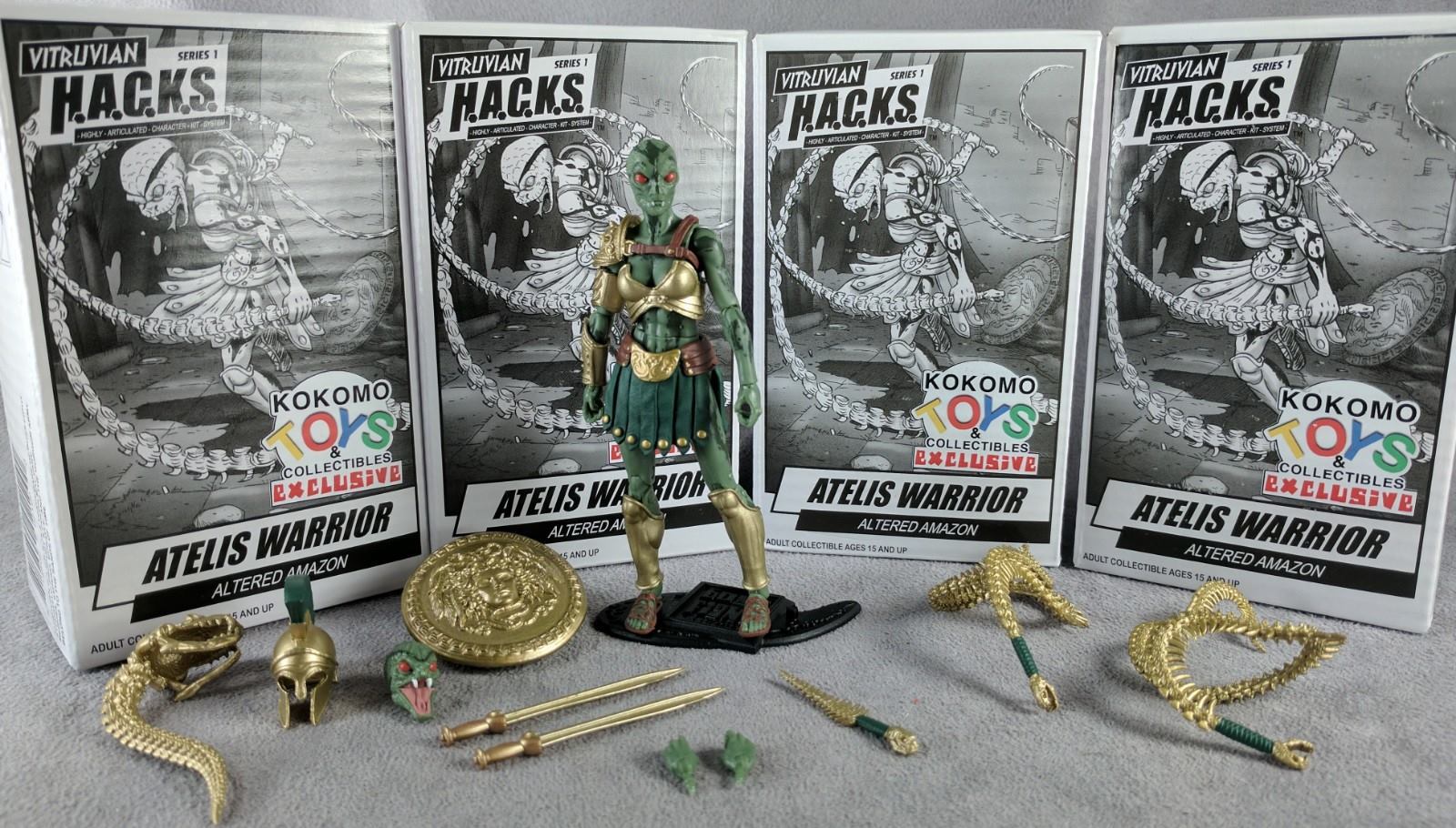 Boss Fight Vitruvian HACKS - Kokomo Toys Exclusive ATELIS WARRIOR ALTERED AMAZON Boss Fight Vitruvian HACKS - Kokomo Toys Exclusive ATELIS WARRIOR ALTERED AMAZON