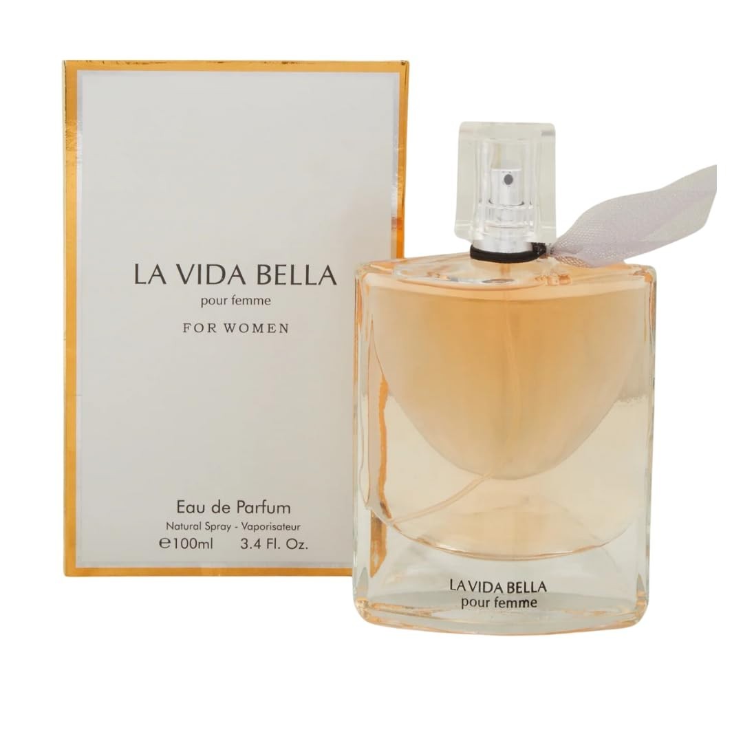 LA VIDA BELLA POUR FEMME PERFUME FOR WOMEN EAU DE PARFUM SPRAY 3.4 OZ NEW in Box LA VIDA BELLA POUR FEMME PERFUME FOR WOMEN EAU DE PARFUM SPRAY 3.4 OZ NEW in Box
