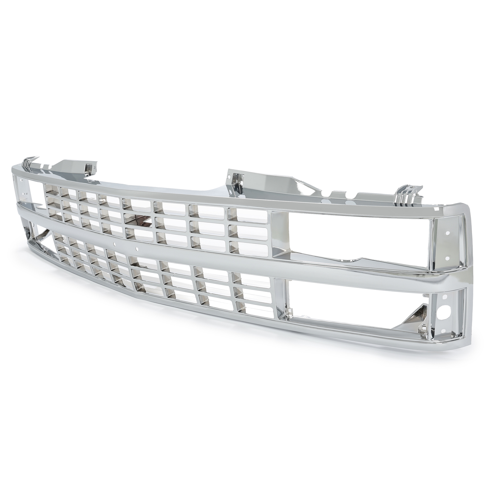 For Chevy Chevrolet C/K 1500 2500 3500 Silverado 1988-93 Chrome Grille Assembly