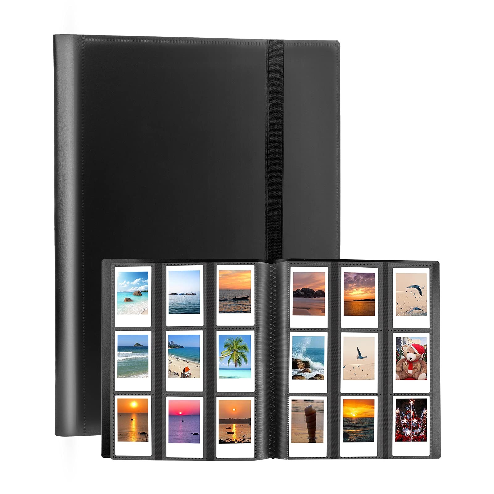 432 Pockets Photo 11.4 inches x 9.4 x 0.7 inches, 432 Black 