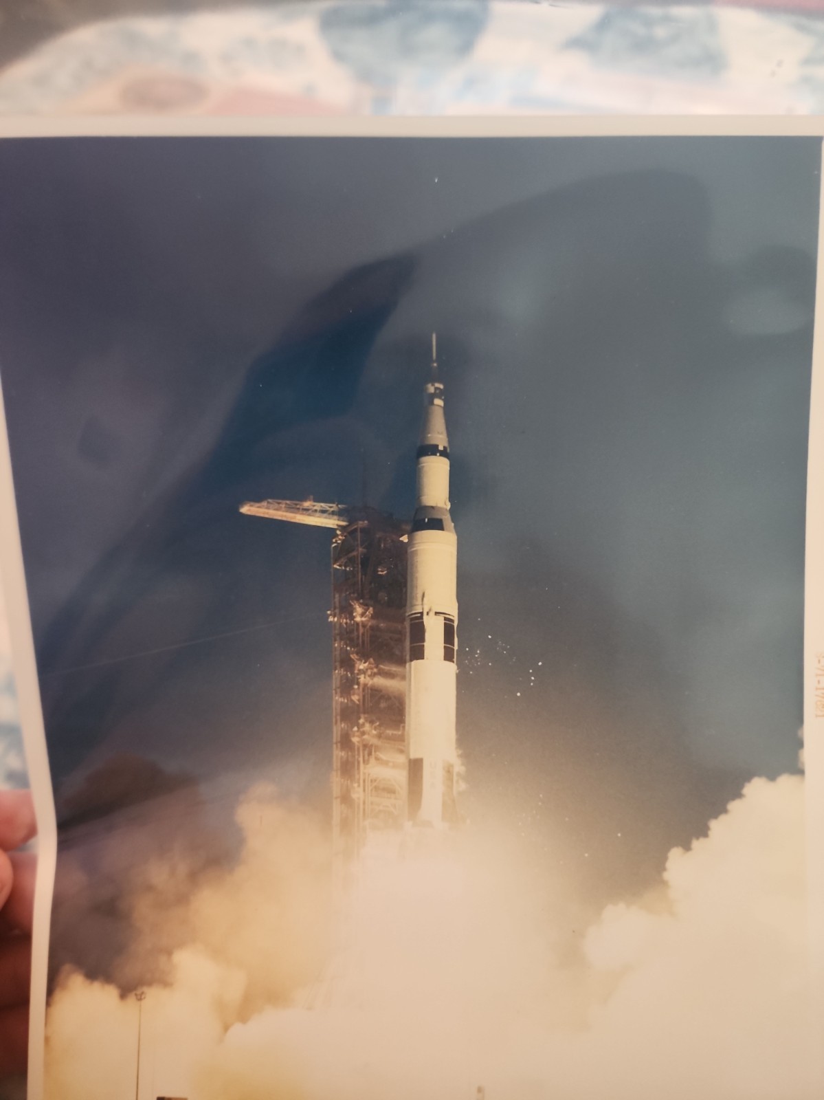 Official NASA Red Letter Photograph Apollo 14 Liftoff