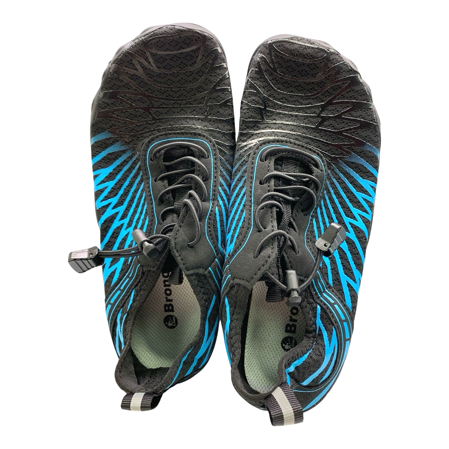 Bronoir Skin Pro with Copper Grounding Barefoot Shoes SZ M4.5/W5-5.5 Black/Blue