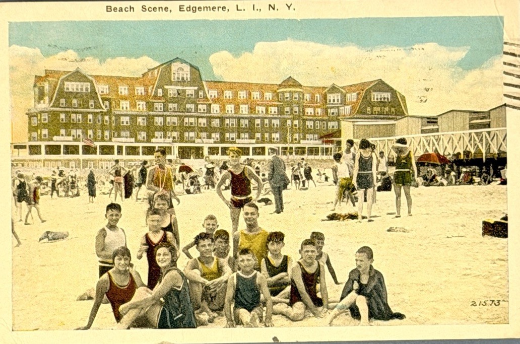 Edgemere Far Rockaway Queens c1905 Vintage Postcard Long Island NY County
