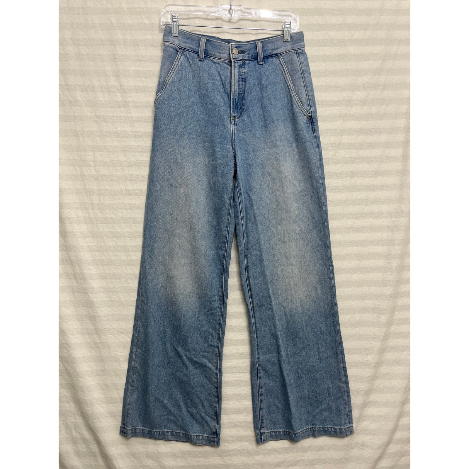 PISTOLA Dalia High Rise Wide Leg Jeans Sz 25 Palo Alto Light Wash PISTOLA Dalia High Rise Wide Leg Jeans Sz 25 Palo Alto Light Wash