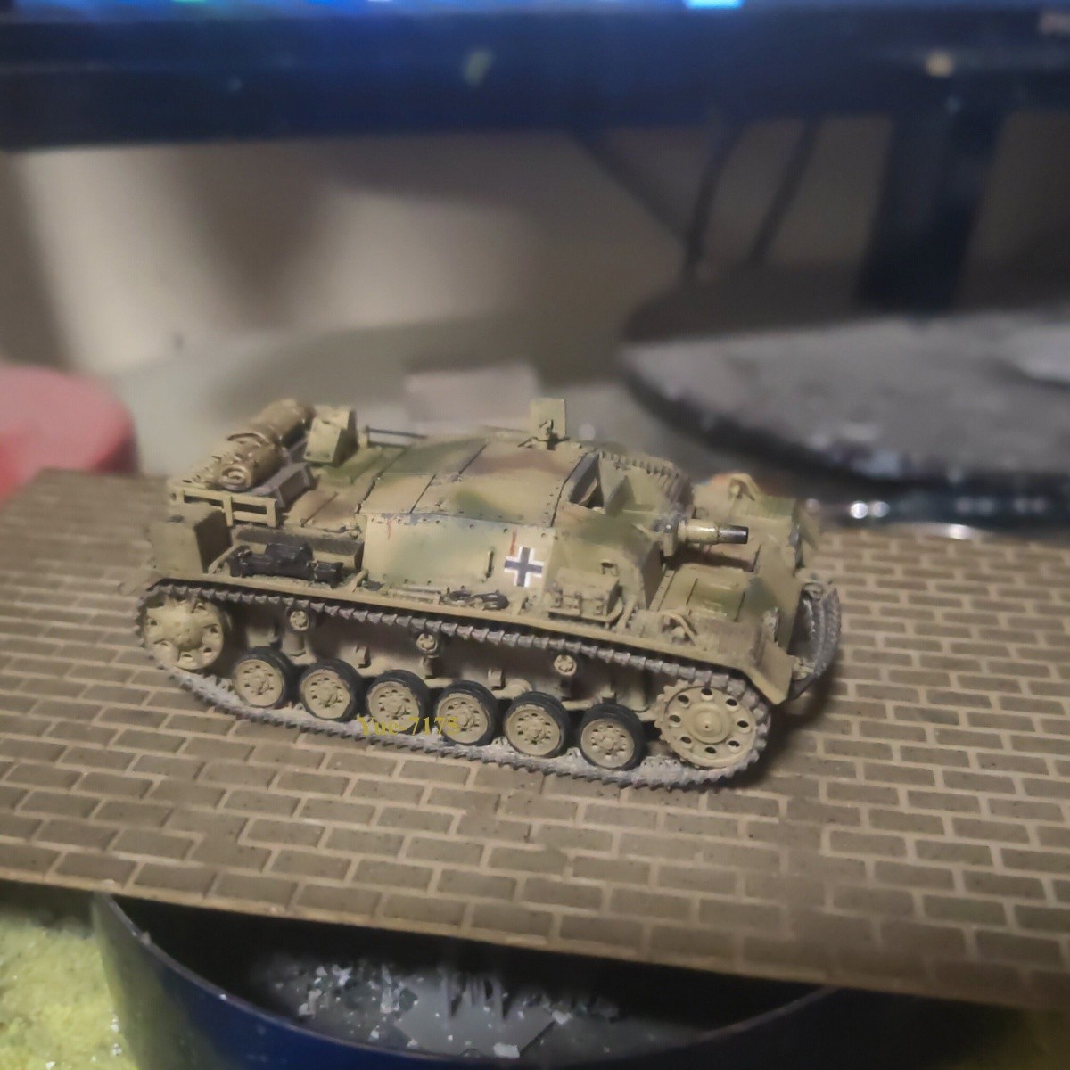 3D Printed Homemade 1/72 Germany III Ausf. A Tank Assault Tank Model