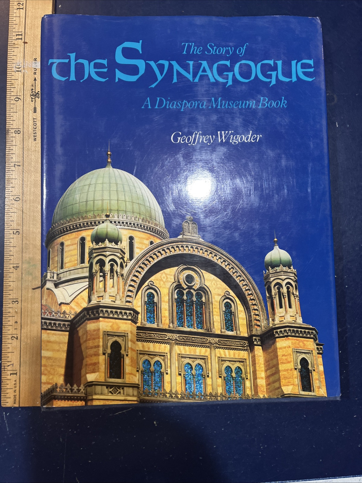 THE STORY OF THE SYNAGOGUE, Diaspora Museum: Wigoder 1986 1st Ed. HCDJ