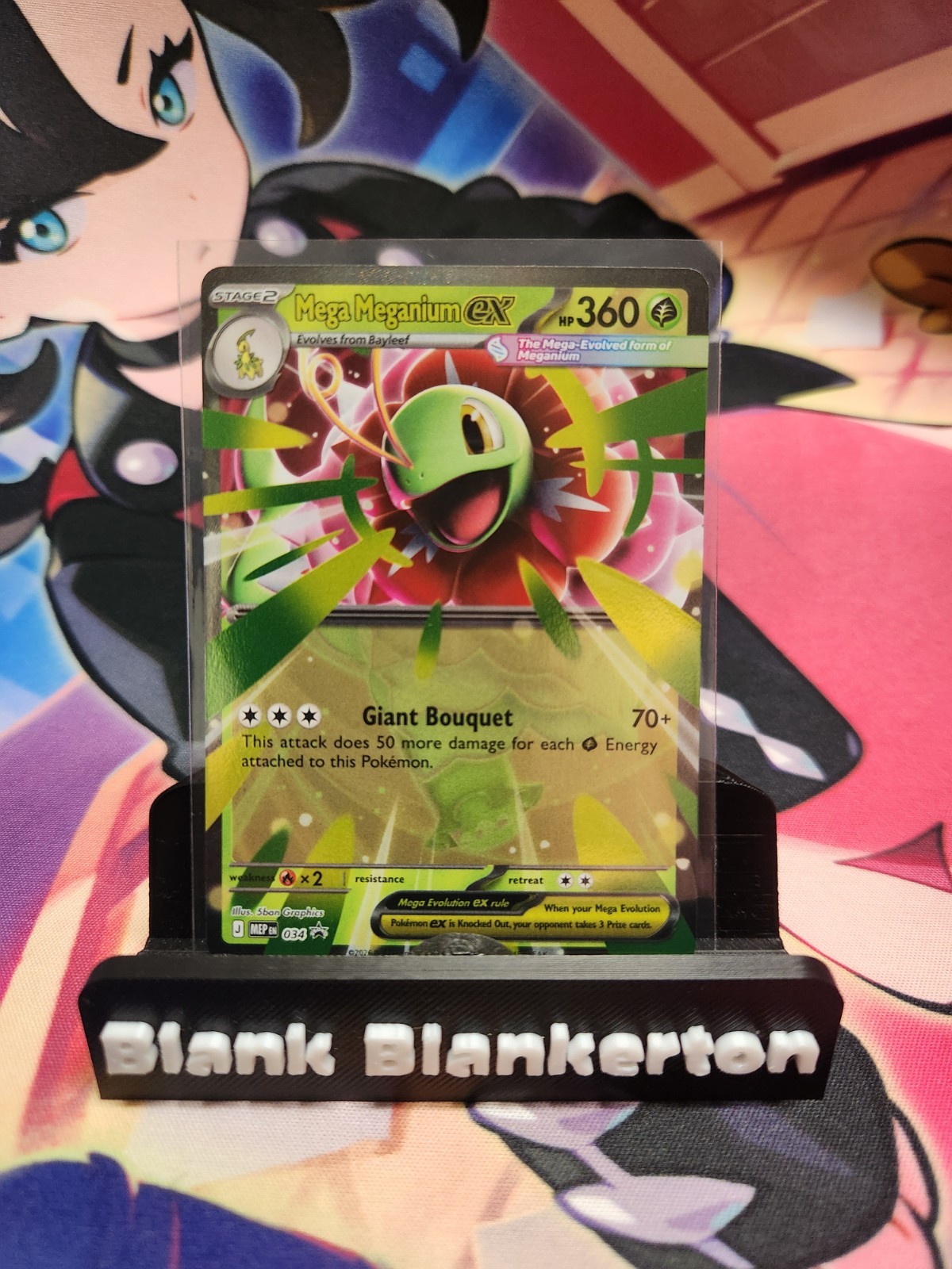 Pokemon TCG Mega Meganium ex 034 Mega Evolution Promo Double Rare Pokemon TCG Mega Meganium ex 034 Mega Evolution Promo Double Rare