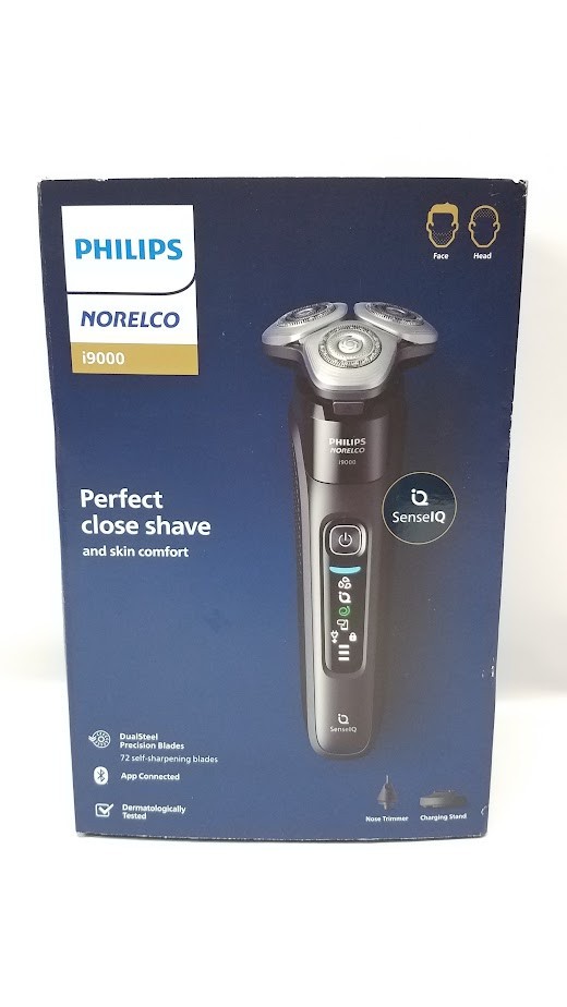 Philips Norelco i9000 Electric Cordless Wet & Dry Shaver Black Sense-iQ