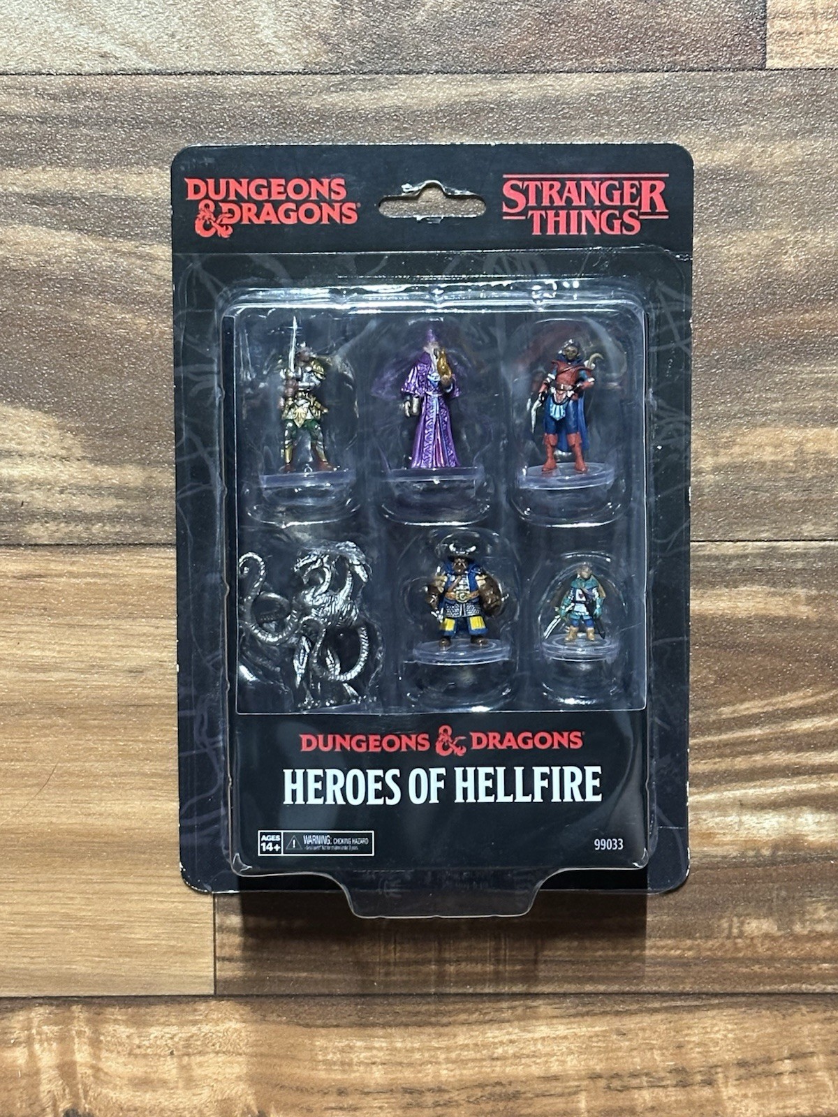 Dungeons & Dragons Stranger Things Heroes of Hellfire Miniatures 6-Pack Walmart