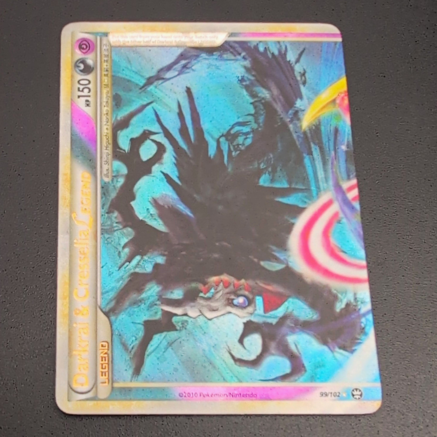Pokemon TCG Darkrai & Cresselia LEGEND 99/102 Triumphant Ultra Rare 2010 Top Pokemon TCG Darkrai & Cresselia LEGEND 99/102 Triumphant Ultra Rare 2010 Top