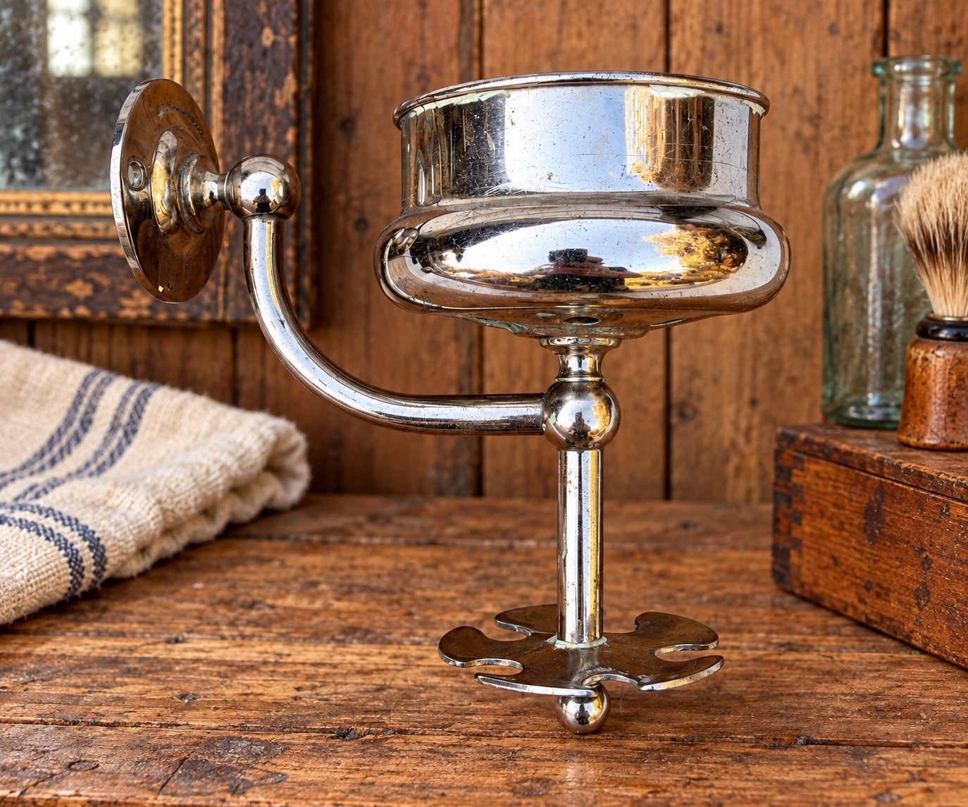 Rare Antique Brasscrafters USA Bathroom Cup And Tooth Brush Holder Vintage Rare Antique Brasscrafters USA Bathroom Cup And Tooth Brush Holder Vintage