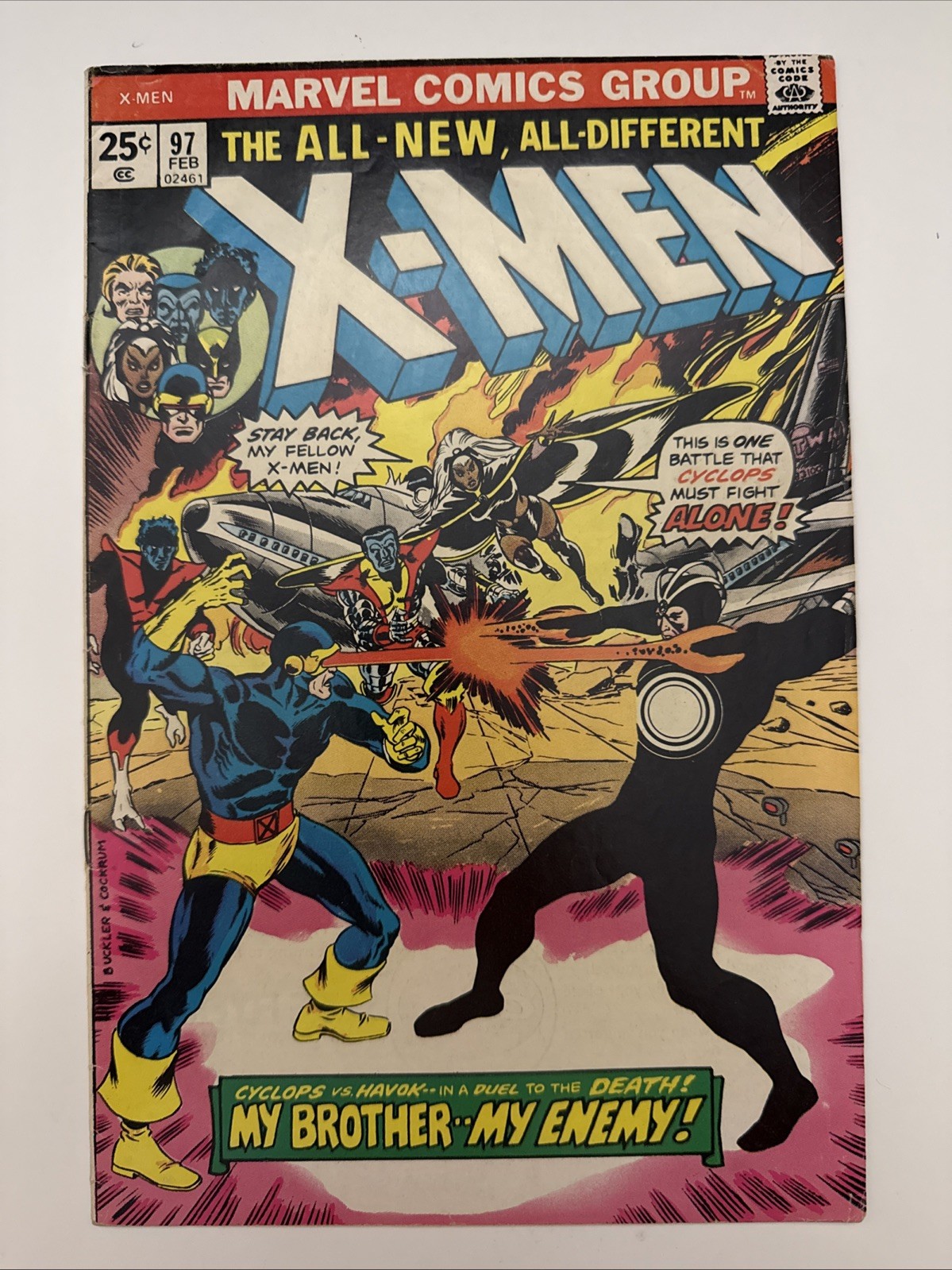 The X-Men #97 (Marvel Comics February 1976) 🔑 KEY ISSUE 🔥 VG / FN CONDITION The X-Men #97 (Marvel Comics February 1976) 🔑 KEY ISSUE 🔥 VG / FN CONDITION