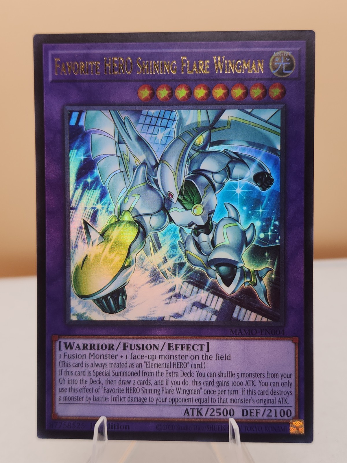 Favorite HERO Shining Flare Wingman MAMO-EN004 Magnificent Monsters Yu-Gi-Oh