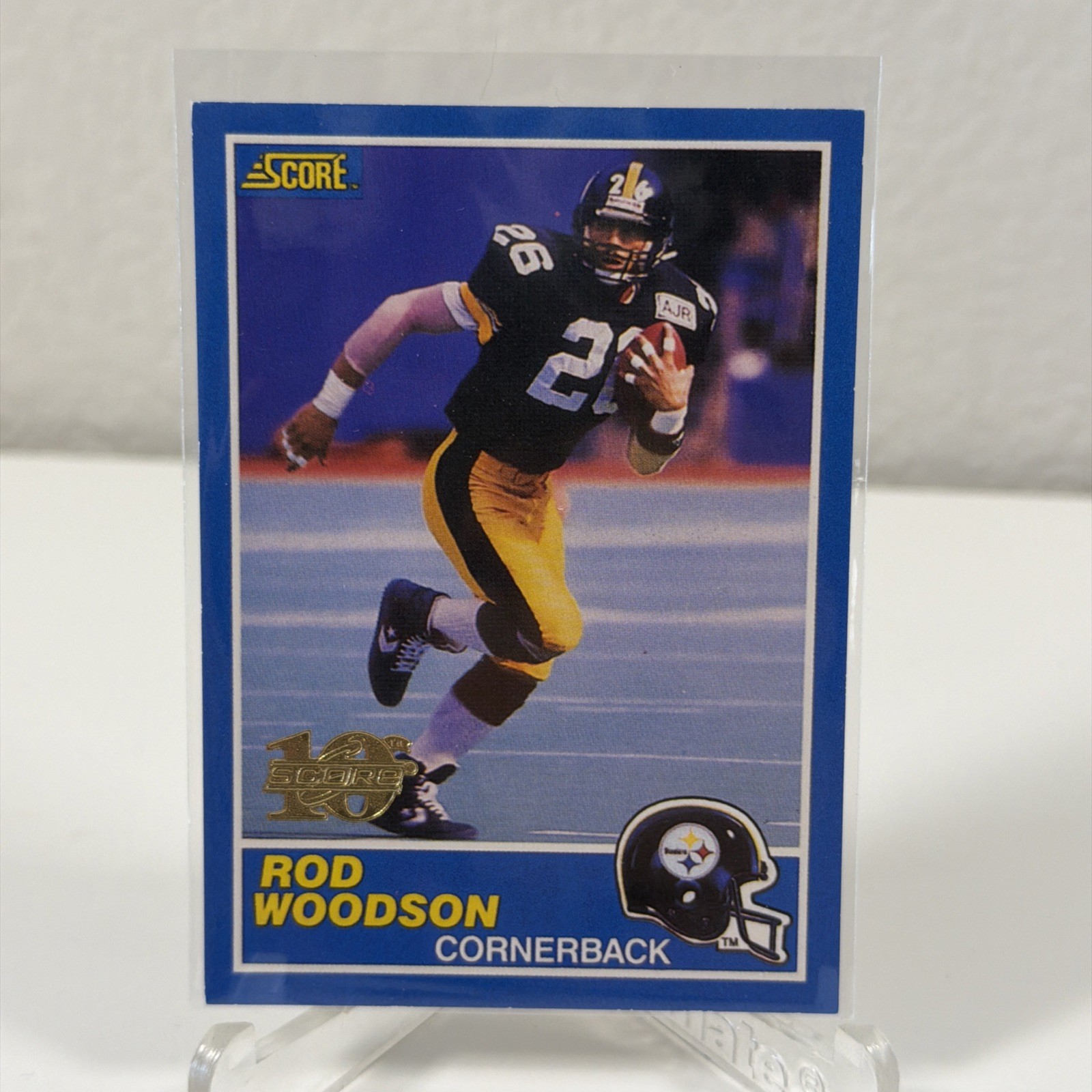 1999 Score 10th Anniversary Reprints #18 Rod Woodson STEELERS /1989 NM Card Rare