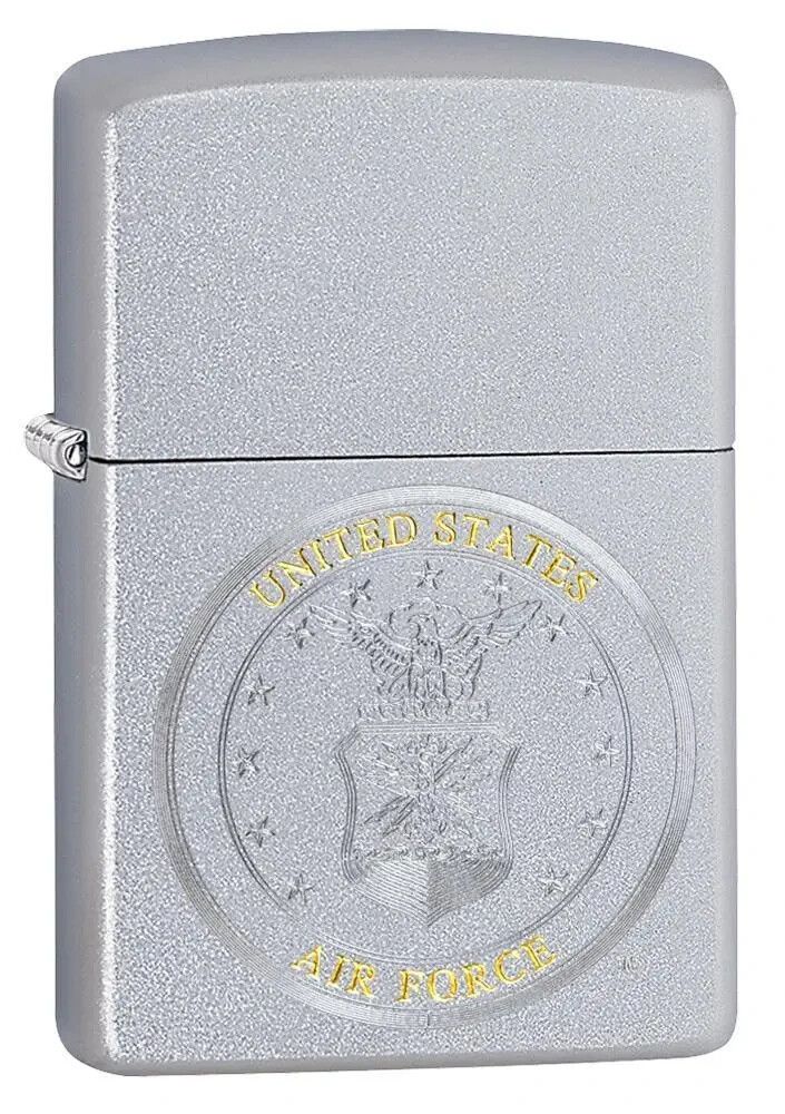 Zippo U.S. Air Force Pocket Emblem Satin Chrome 49147