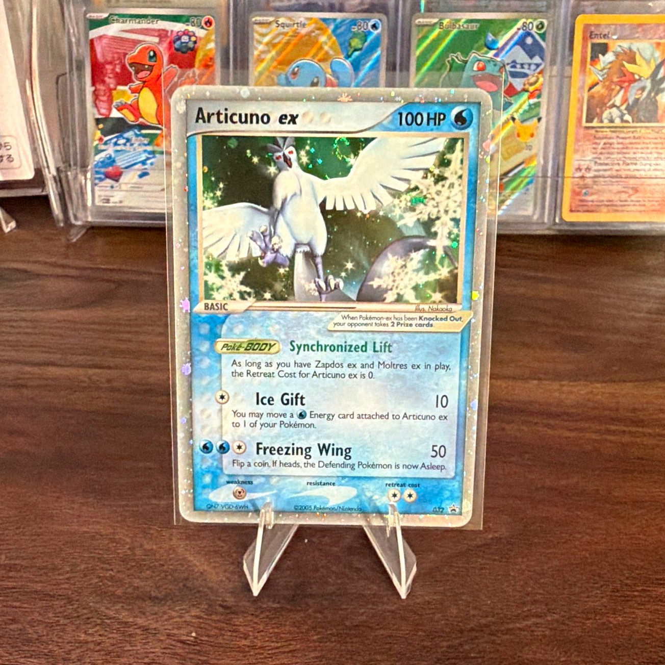 Pokemon TCG Articuno ex 114/112 EX FireRed & LeafGreen Holo English 2004 LP Pokemon TCG Articuno ex 114/112 EX FireRed & LeafGreen Holo English 2004 LP