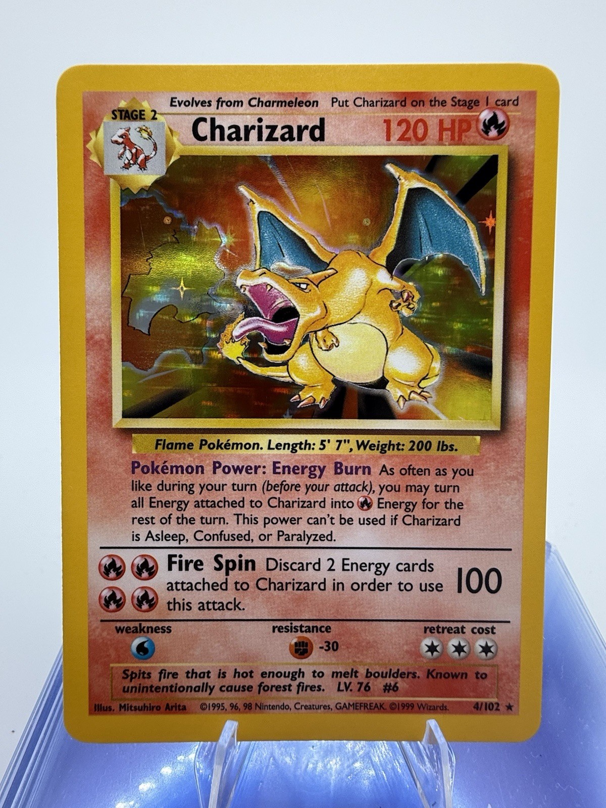 Charizard 4/102 Base Set Holo NM