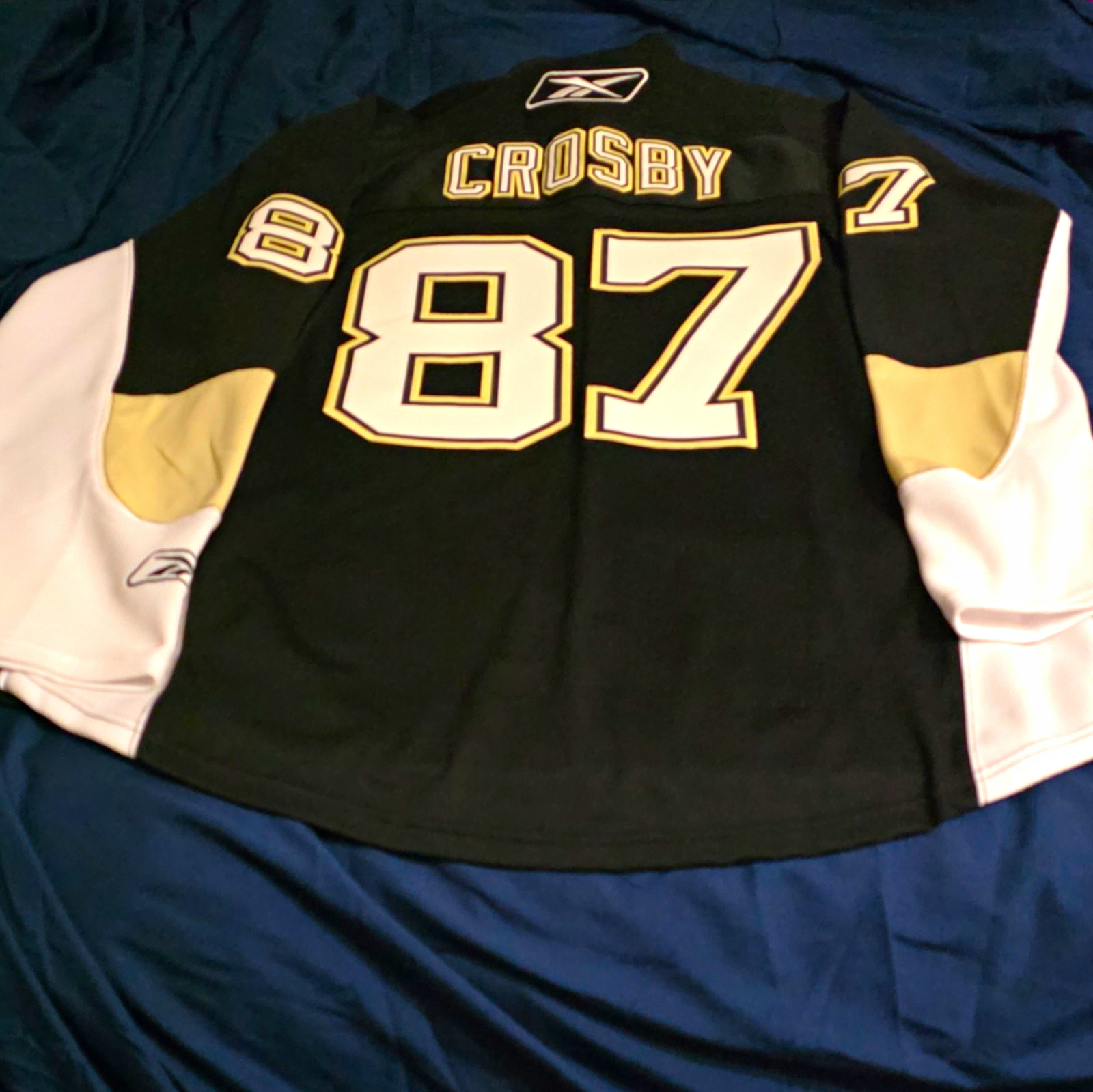 Reebok Pittsburgh Penguins Sidney Crosby #87 NHL Hockey Jersey Black XL Reebok Pittsburgh Penguins Sidney Crosby #87 NHL Hockey Jersey Black XL