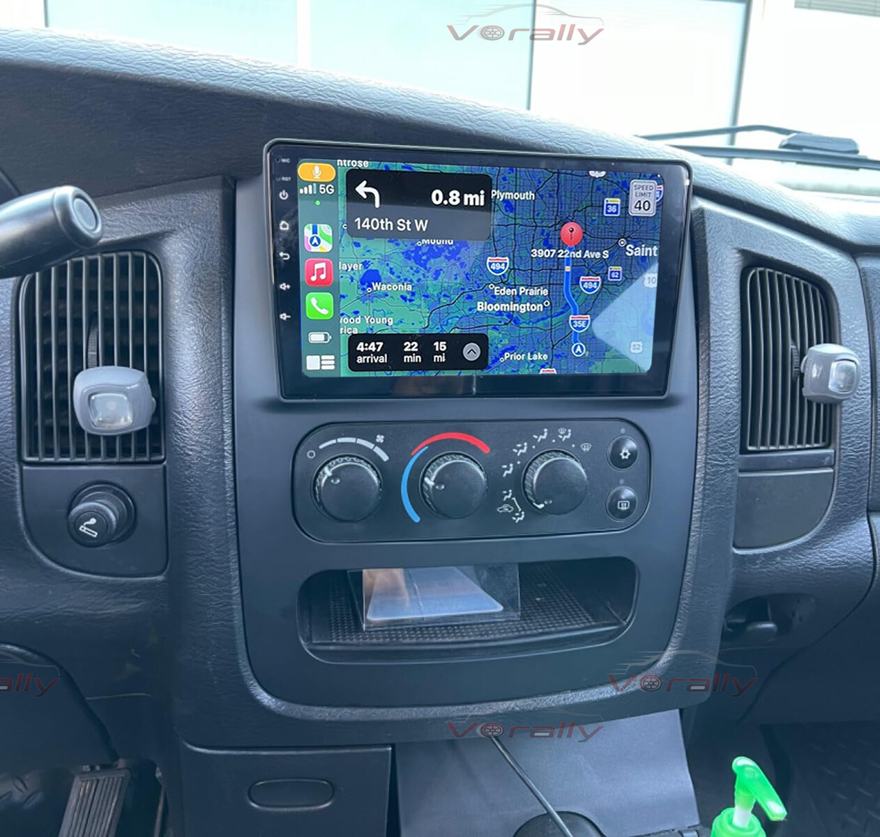 For 2002-2005 Dodge Ram Radio, Wired Wireless CarPlay +Android Auto,GPS Bt WIFI