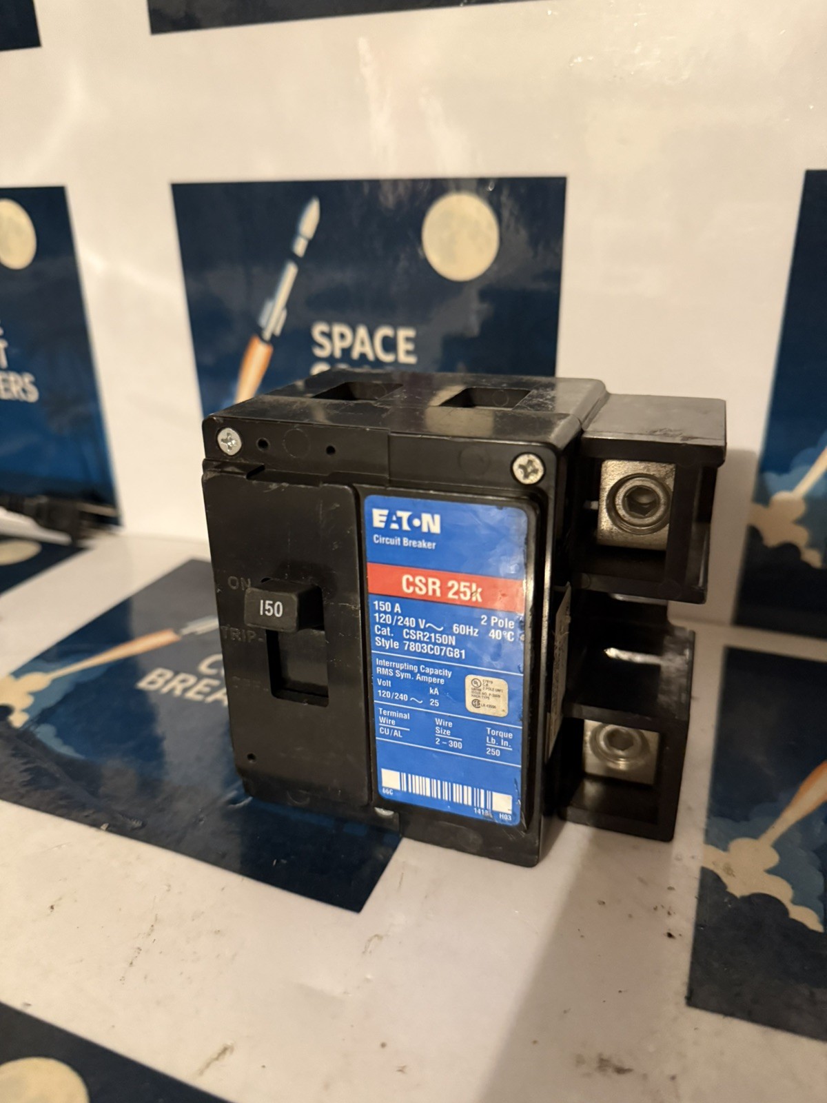 Eaton CSR2150N 150A 2 Pole Main Circuit Breaker 120/240VAC ( NEW ) Eaton CSR2150N 150A 2 Pole Main Circuit Breaker 120/240VAC ( NEW )