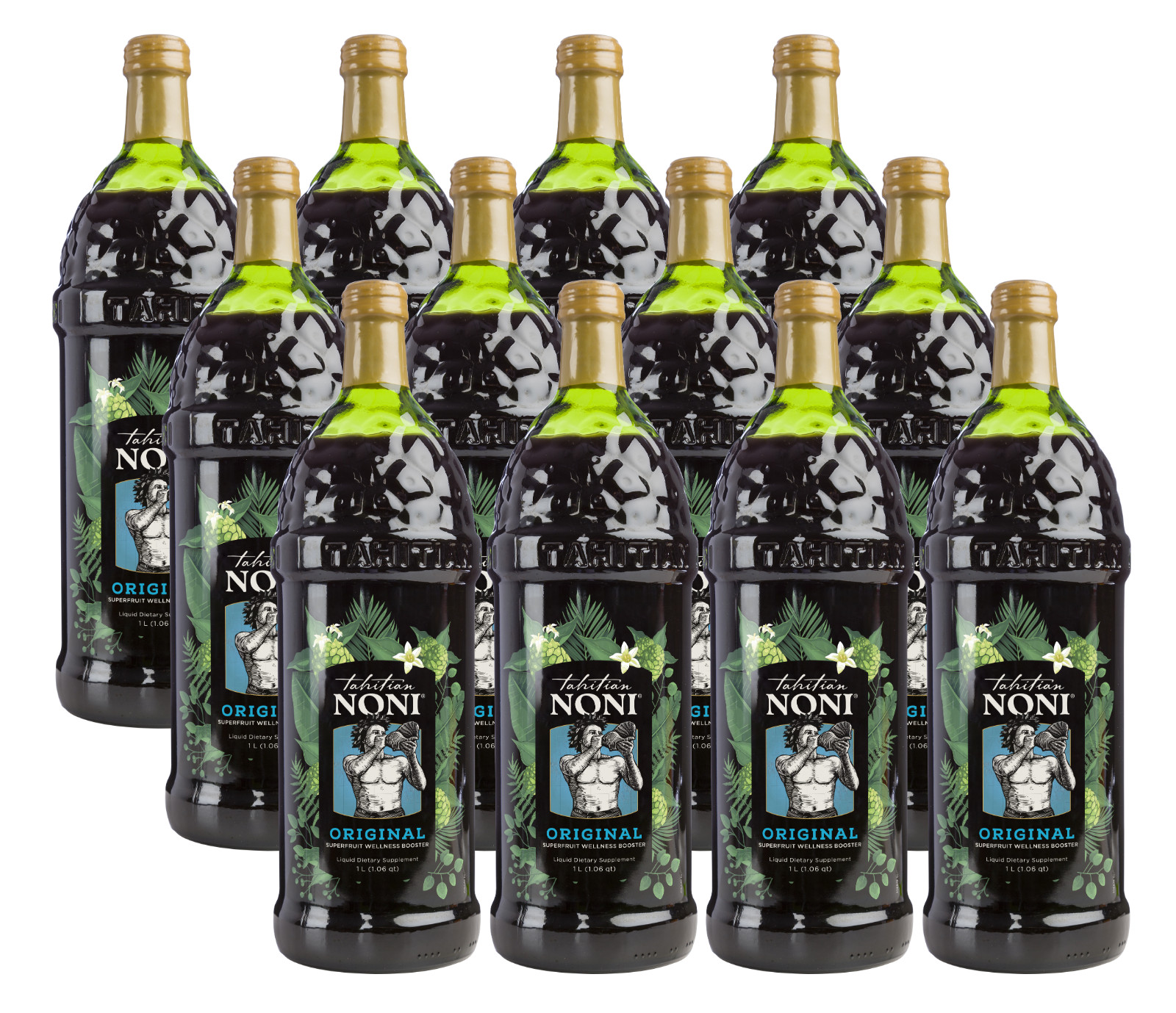 TAHITIAN NONI ® Juice - By Morinda - Brand New 12 Bottle Pack (1-Liter each)