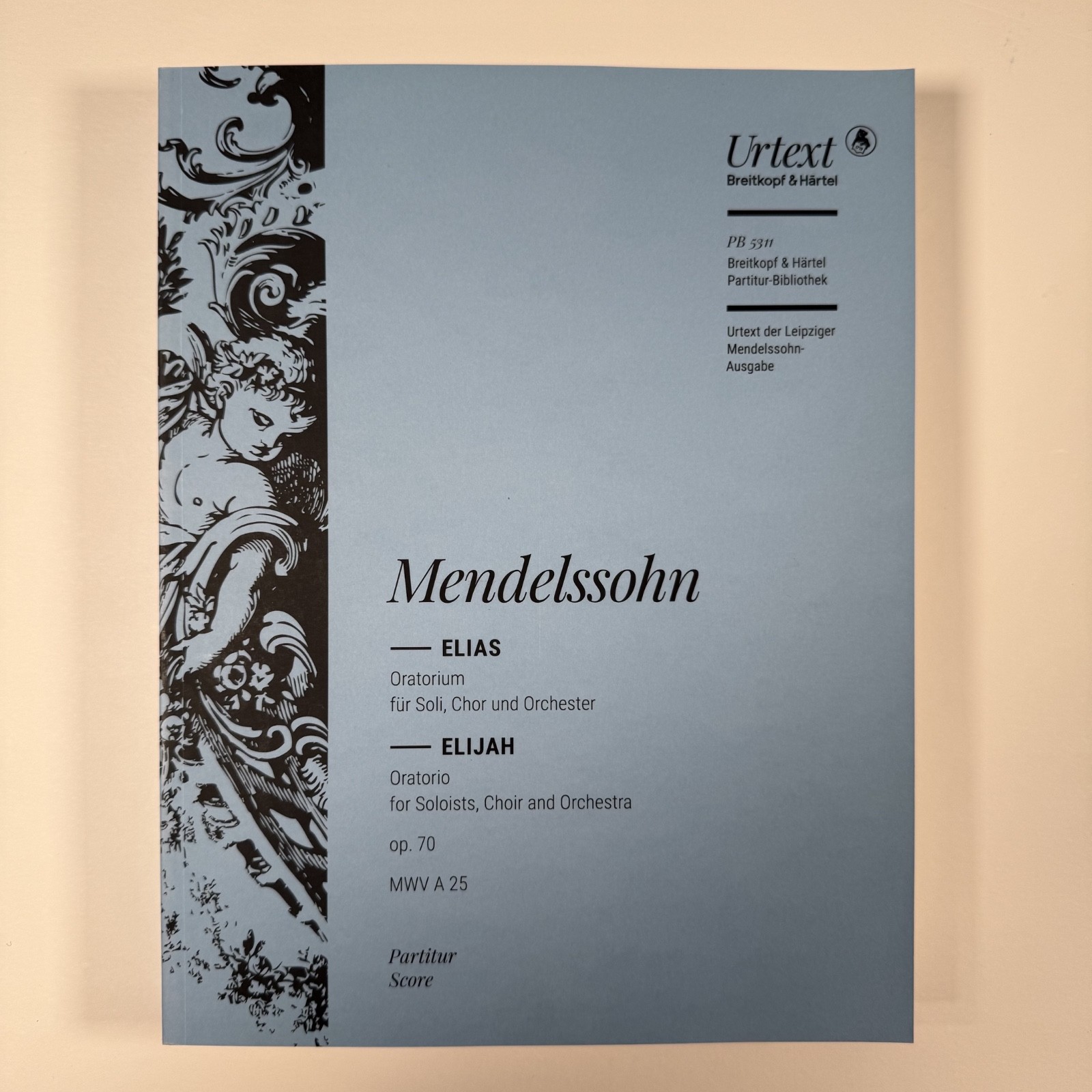 NEW Breitkopf & Härtel MENDELSSOHN Elijah Full Score PB 5233 Mint Urtext
