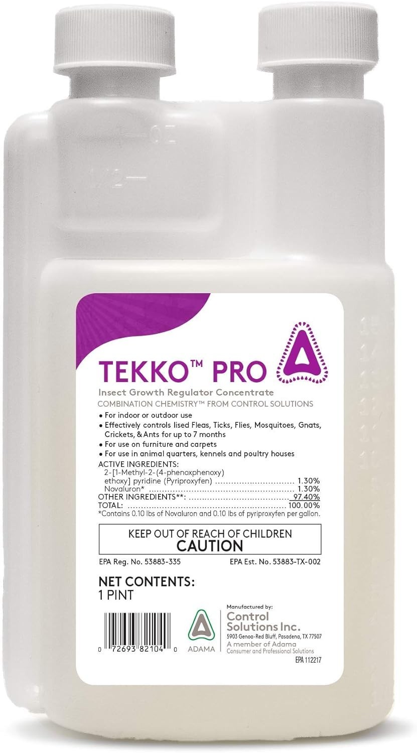Control Solutions Tekko Pro IGR 16oz Cockroaches Fleas Mosquitoes Growth Control Solutions Tekko Pro IGR 16oz Cockroaches Fleas Mosquitoes Growth