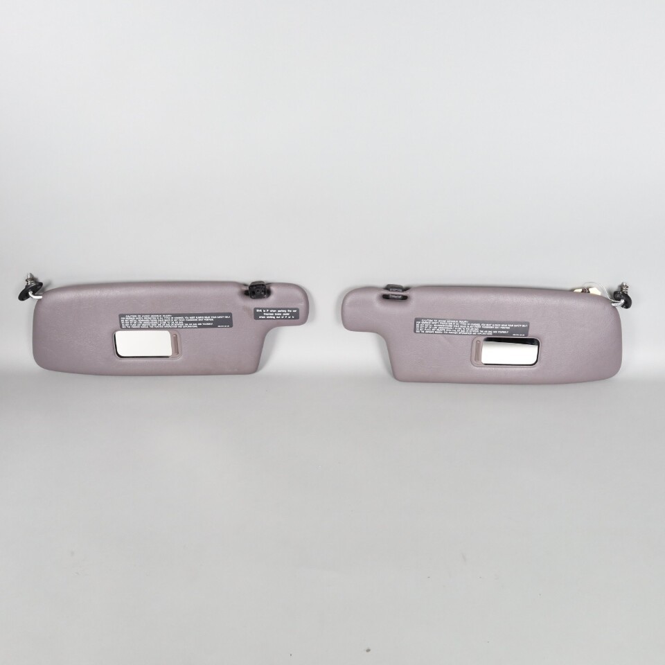 1990-1998 Porsche 911 993 Coupe Sun Visor Set Pair Right Left Classic Grey OEM 1990-1998 Porsche 911 993 Coupe Sun Visor Set Pair Right Left Classic Grey OEM