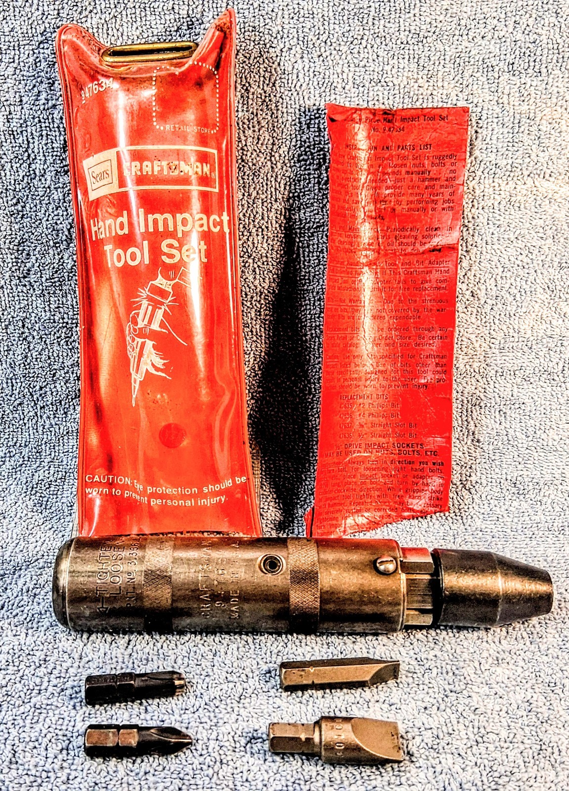 Vintage Sears Craftsman 9-47634 1/2 Vintage Sears Craftsman 9-47634 1/2