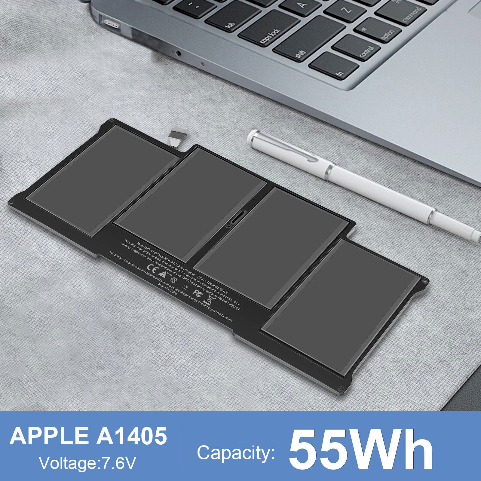 🧡LOT A1405 A1466 A1369 Battery For Apple MacBook Air 13\'\' A1377 A1496 2013-2017