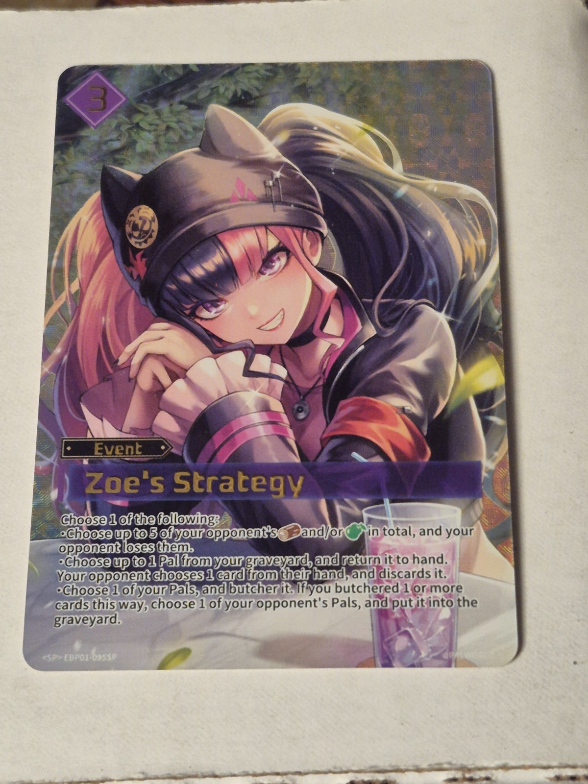 2026 Palworld TCG OCG Dawn of Palpagos ENG: Zoe's Strategy SP EBP01-095SP