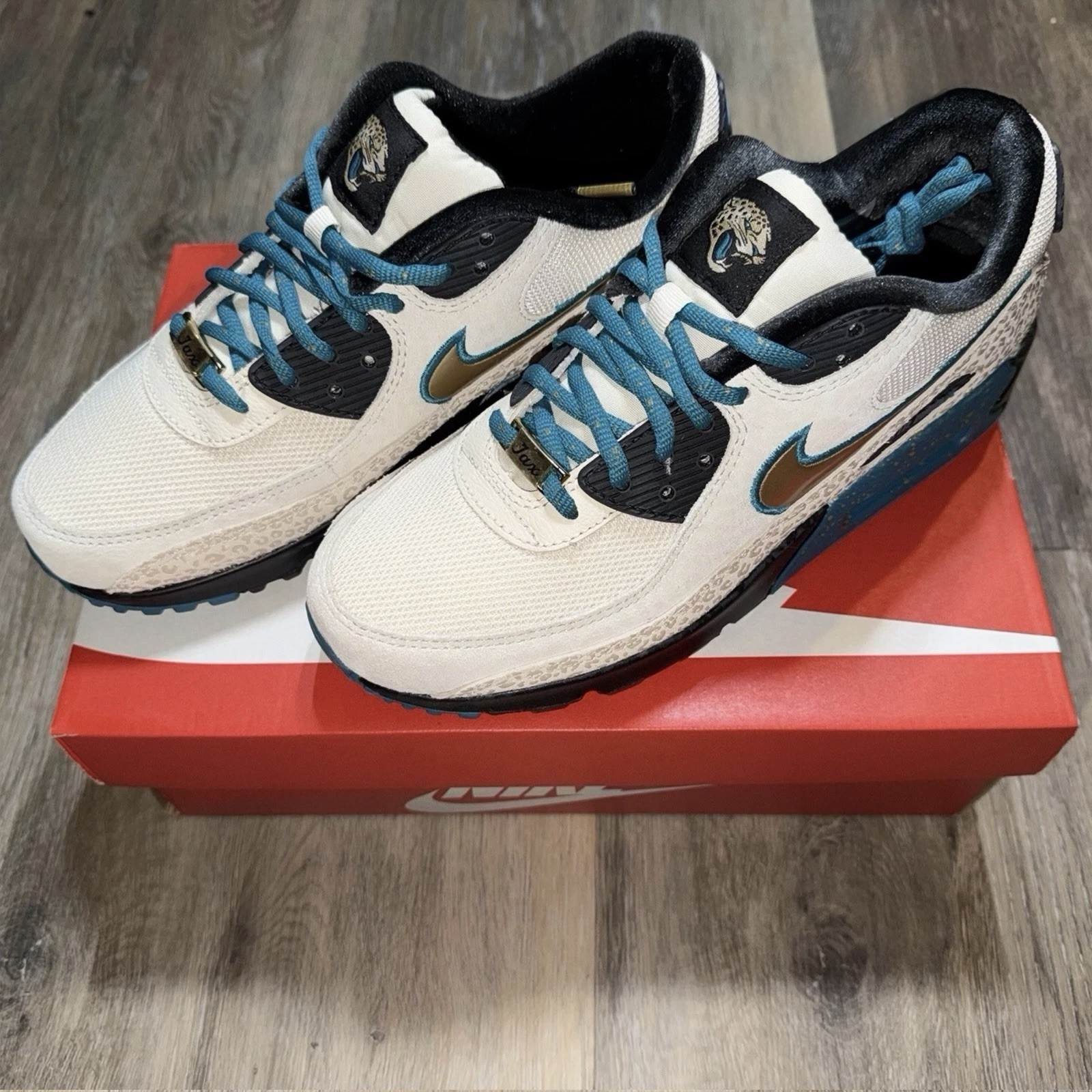 Nike Jacksonville Jaguars 2026 Rivalries Collection Air Max 90 Shoes Sneakers