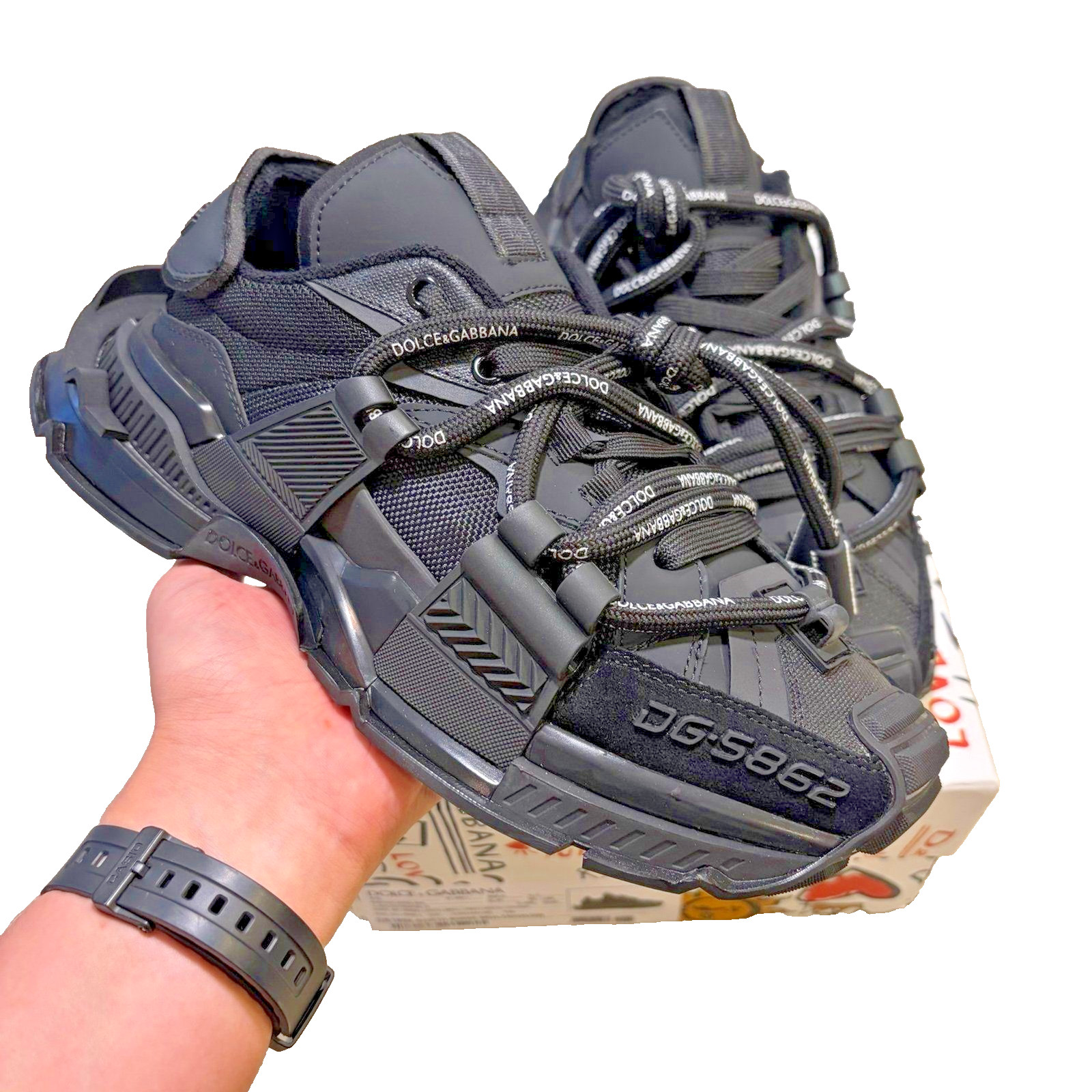 Dolce Gabbana Shoes Size 8 Panelled Low Top Space Sneakers Authentic $1450 USD Dolce Gabbana Shoes Size 8 Panelled Low Top Space Sneakers Authentic $1450 USD