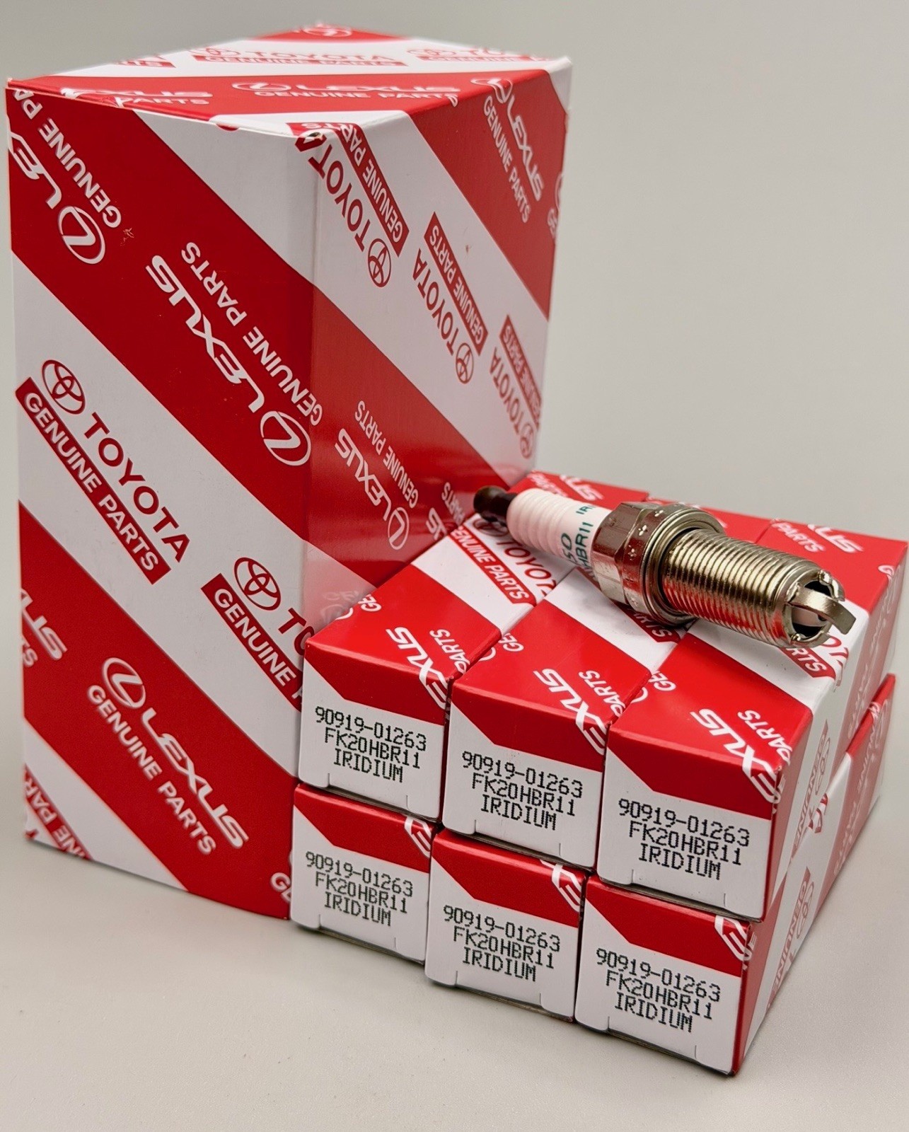 6PCS Genuine OEM 90919-01263 for Toyota Lexus Iridium Spark Plug USA STOCK 6PCS Genuine OEM 90919-01263 for Toyota Lexus Iridium Spark Plug USA STOCK