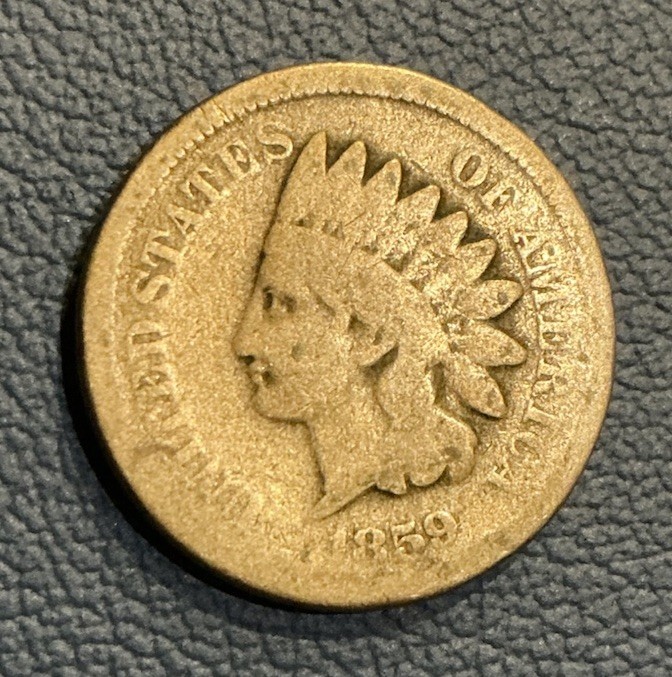 1859 Indian Head Cent - Vintage Copper - First Year