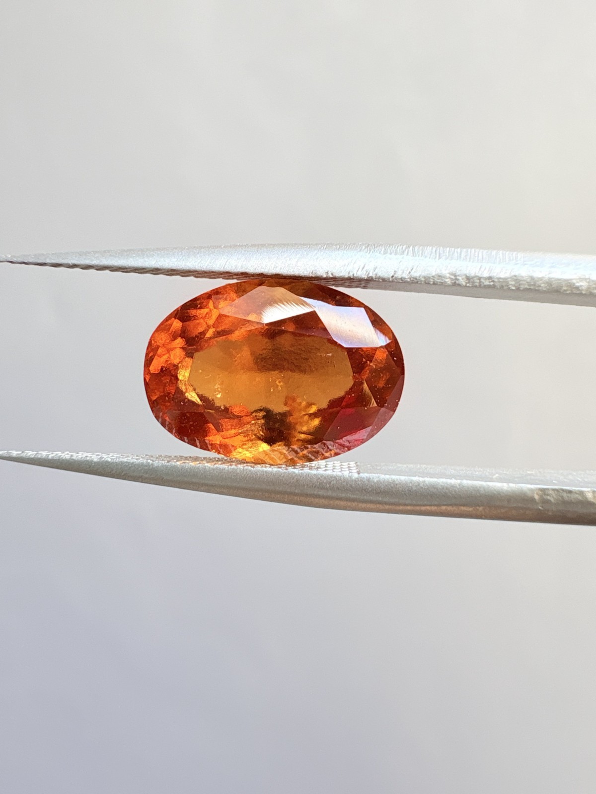 4.31 CEYLON GROSSULAR HESSONITE GARNET - ORANGE FIRE WITH MANDARIN SHINE