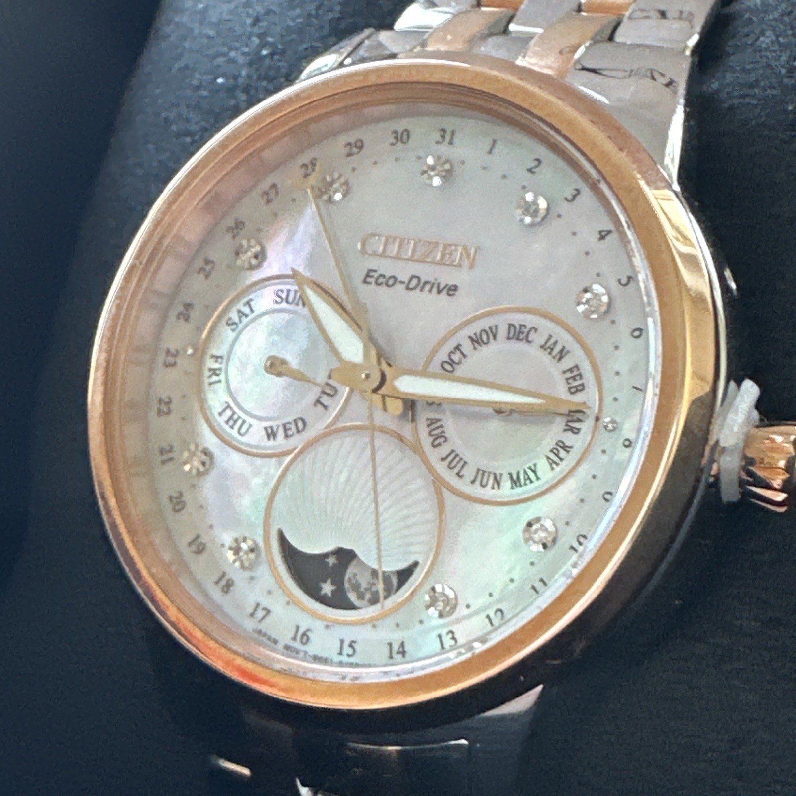 Citizen Women's Classic Month Day Date Eco-Drive Silver Watch 37 MM FD0006-56D Citizen Women's Classic Month Day Date Eco-Drive Silver Watch 37 MM FD0006-56D