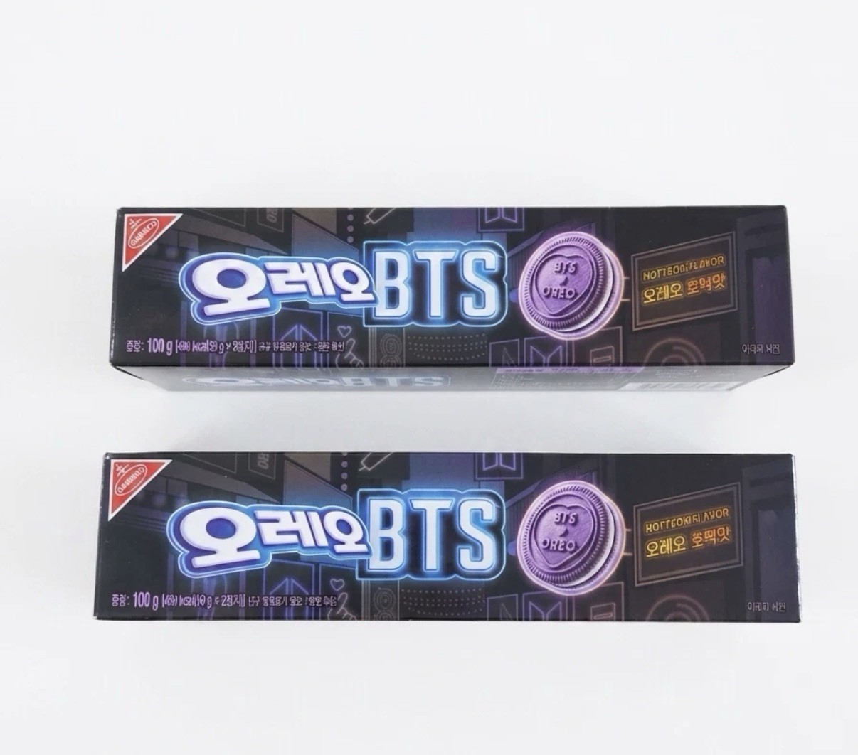 OREO x BTS Hotteok Cookies 100g x2 Limited Edition Purple Korean Snack OREO x BTS Hotteok Cookies 100g x2 Limited Edition Purple Korean Snack
