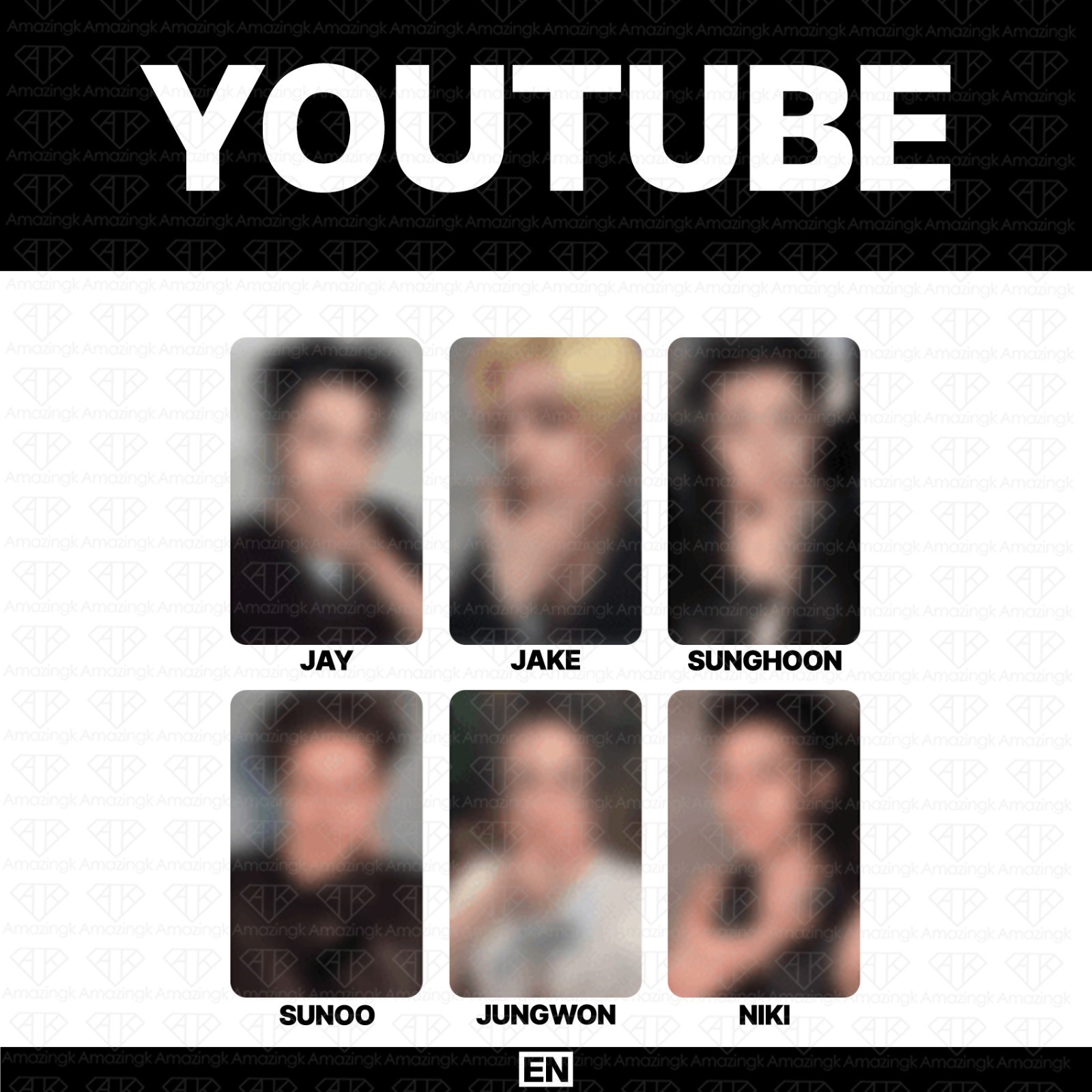[PreSale] Enhypen 8th Mini Album The Sin : Bliss 2nd YouTubeGift Event Photocard