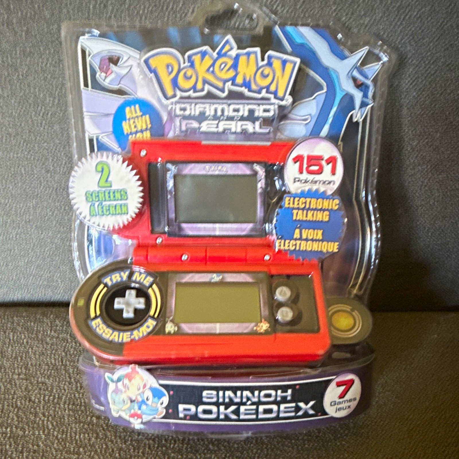 Vintage 2007 Pokémon Diamond & Pearl Sinnoh Pokédex Electronic Toy Sealed NEW Vintage 2007 Pokémon Diamond & Pearl Sinnoh Pokédex Electronic Toy Sealed NEW