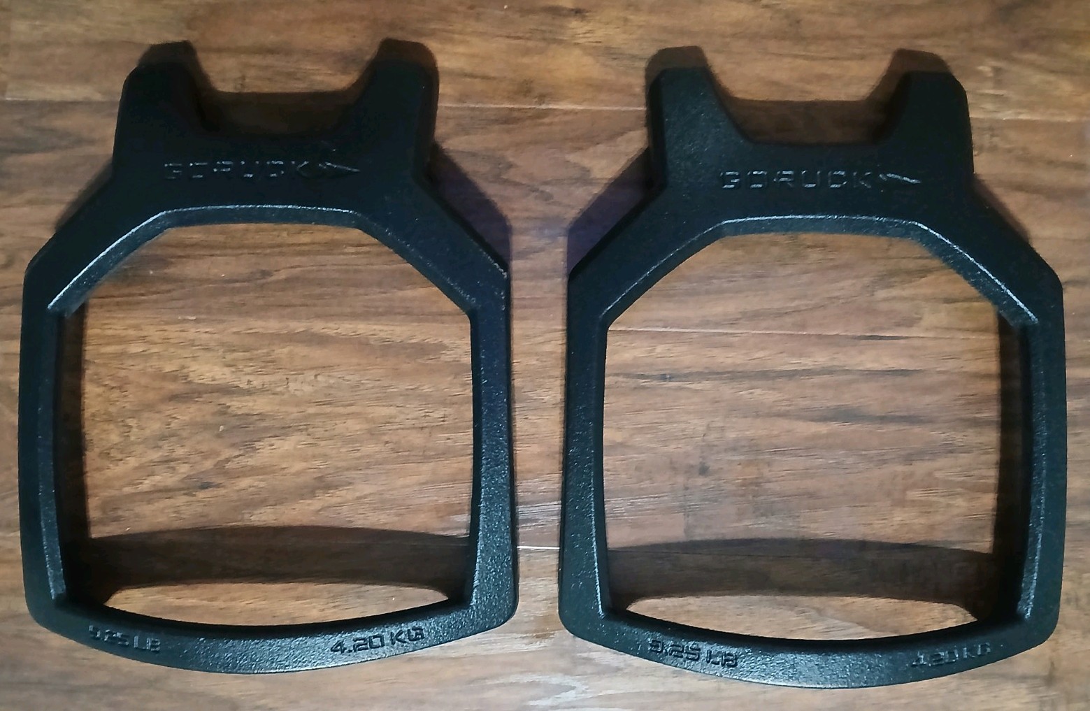 New GORUCK Curved Weighted Vest Plates Pair of (2)  9.25 lbs Each 18.5 lbs Total