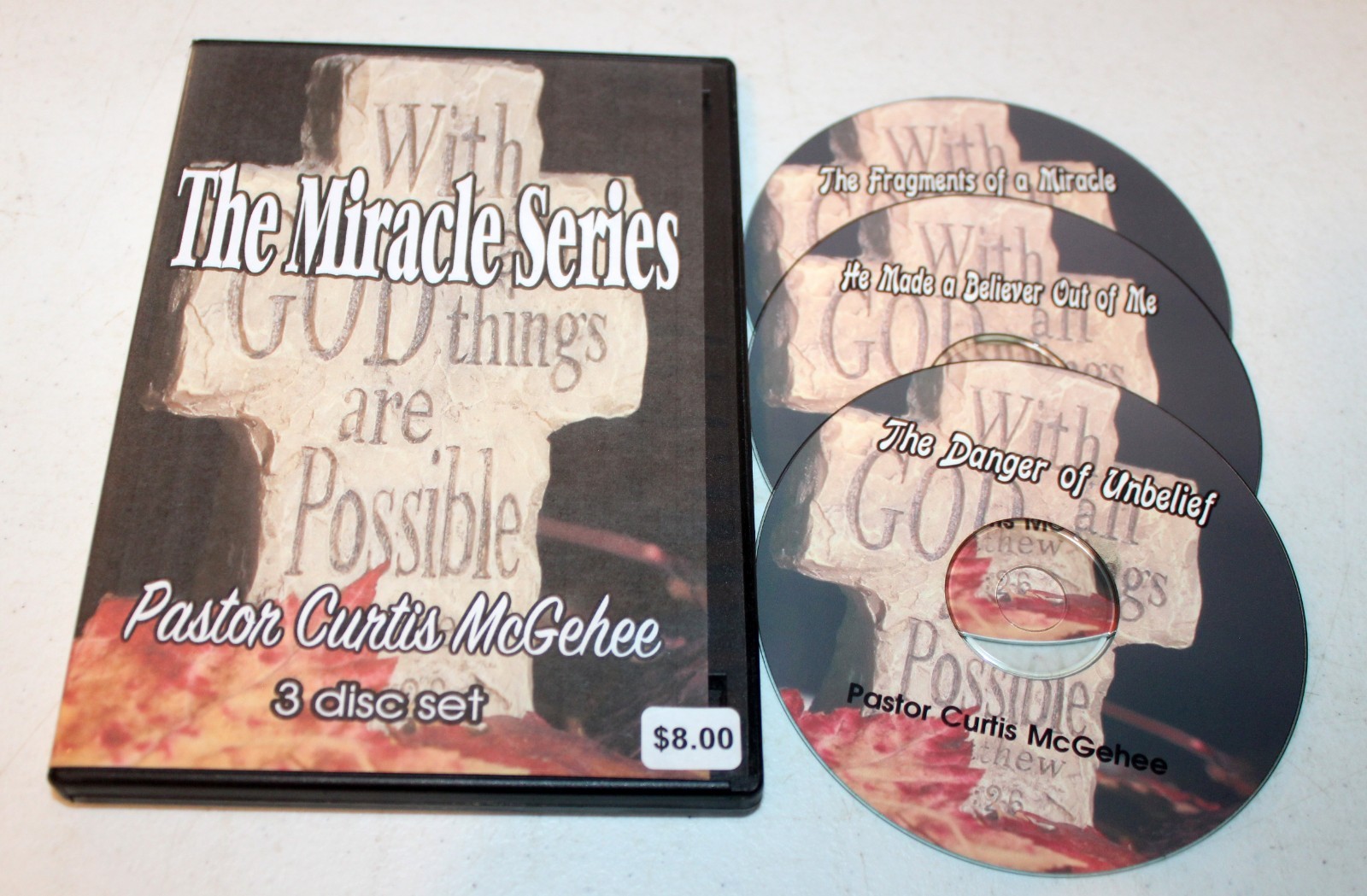 The Miracle Series (CD, 3 Disc Set) Pastor Curtis McGehee - We Combine Shipping