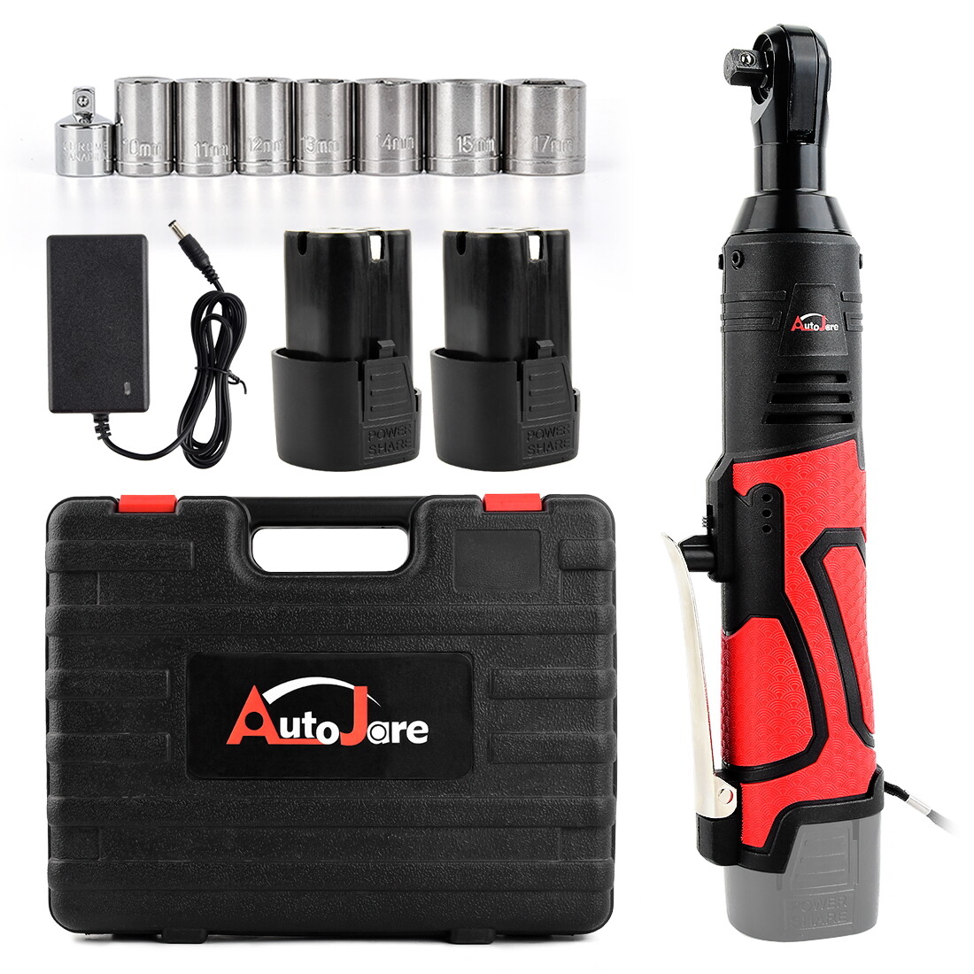 18V 2Battery Electric Cordless Ratchet 3/8\