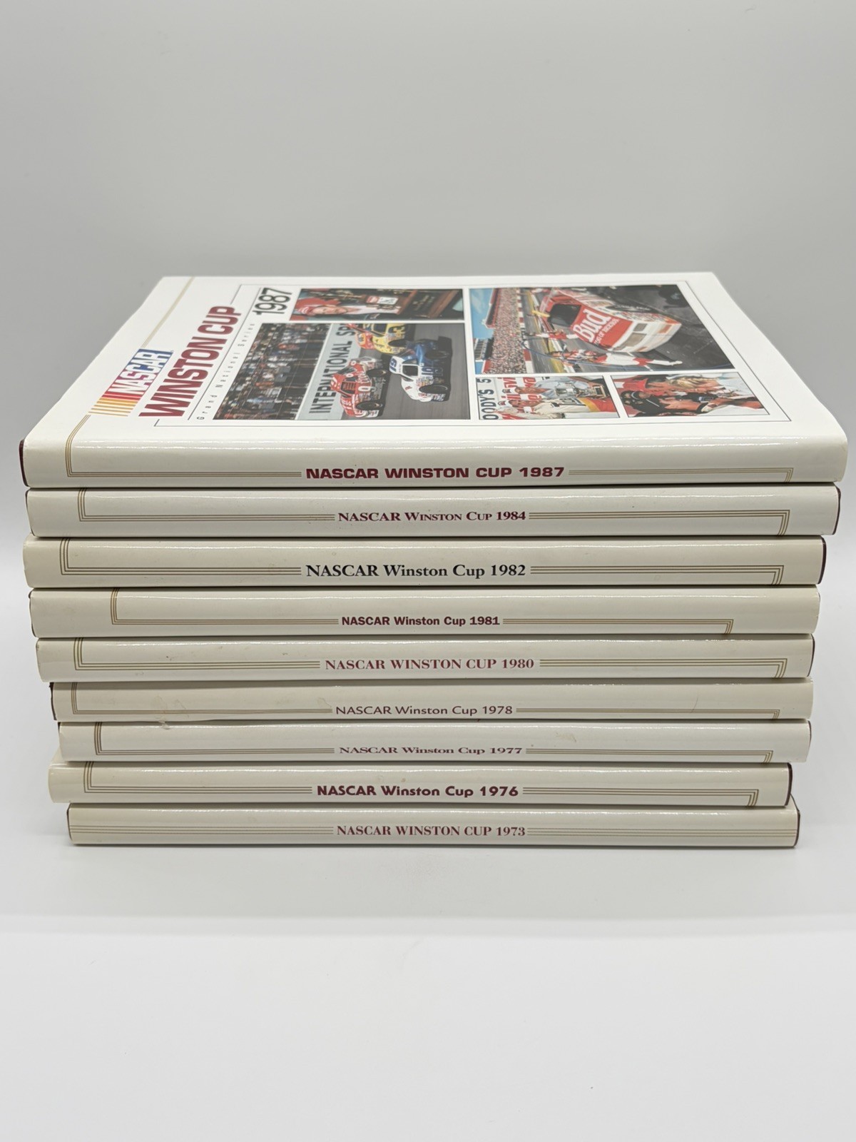 NASCAR Winston Cup Yearbooks 1973 1976 1977 1978 1980 1981 1982 1984 1987 Lot 9 NASCAR Winston Cup Yearbooks 1973 1976 1977 1978 1980 1981 1982 1984 1987 Lot 9