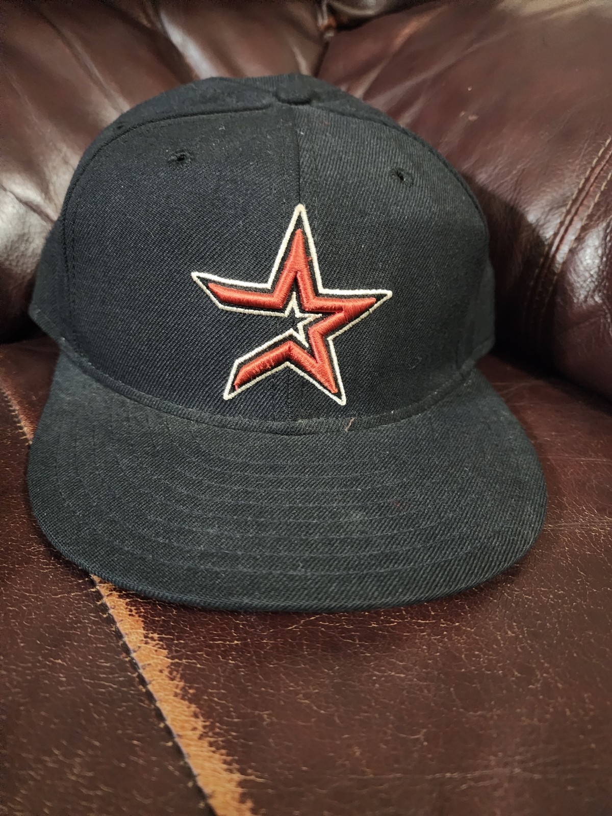 Vintage Houston Astros New Era 59FIFTY Authentic Collection Hat 7 1/4 Wool USA Vintage Houston Astros New Era 59FIFTY Authentic Collection Hat 7 1/4 Wool USA