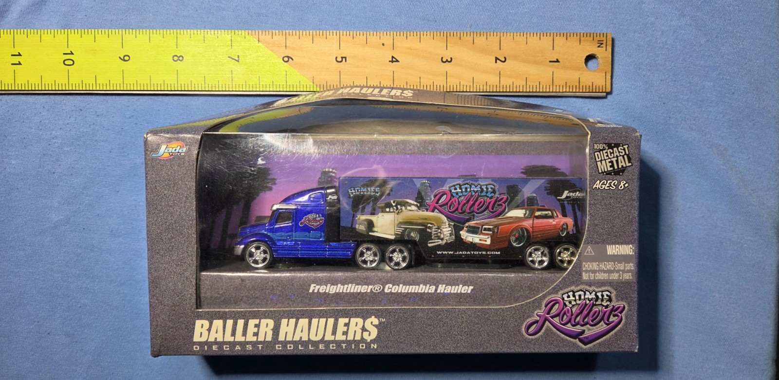 Jada Toys HOMIE ROLLERZ Baller Haulers Freightliner Columbia Hauler 1:32 Sealed