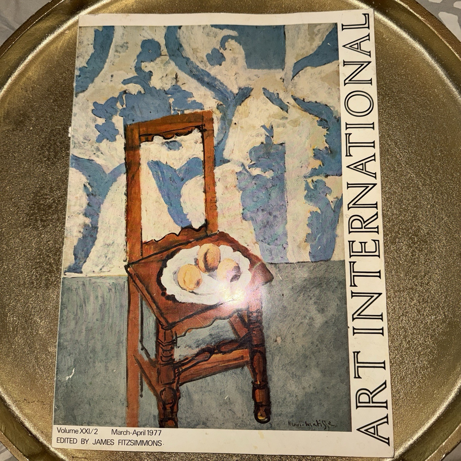 Art International March April 1977 Picasso Matisse Judd LeWitt Upper Volta