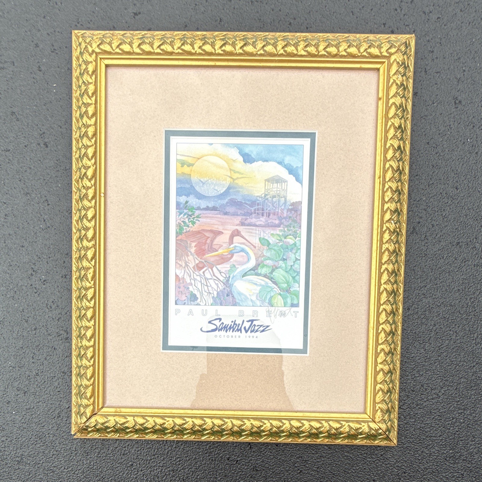 Paul Brent Vintage Framed Festival Poster 