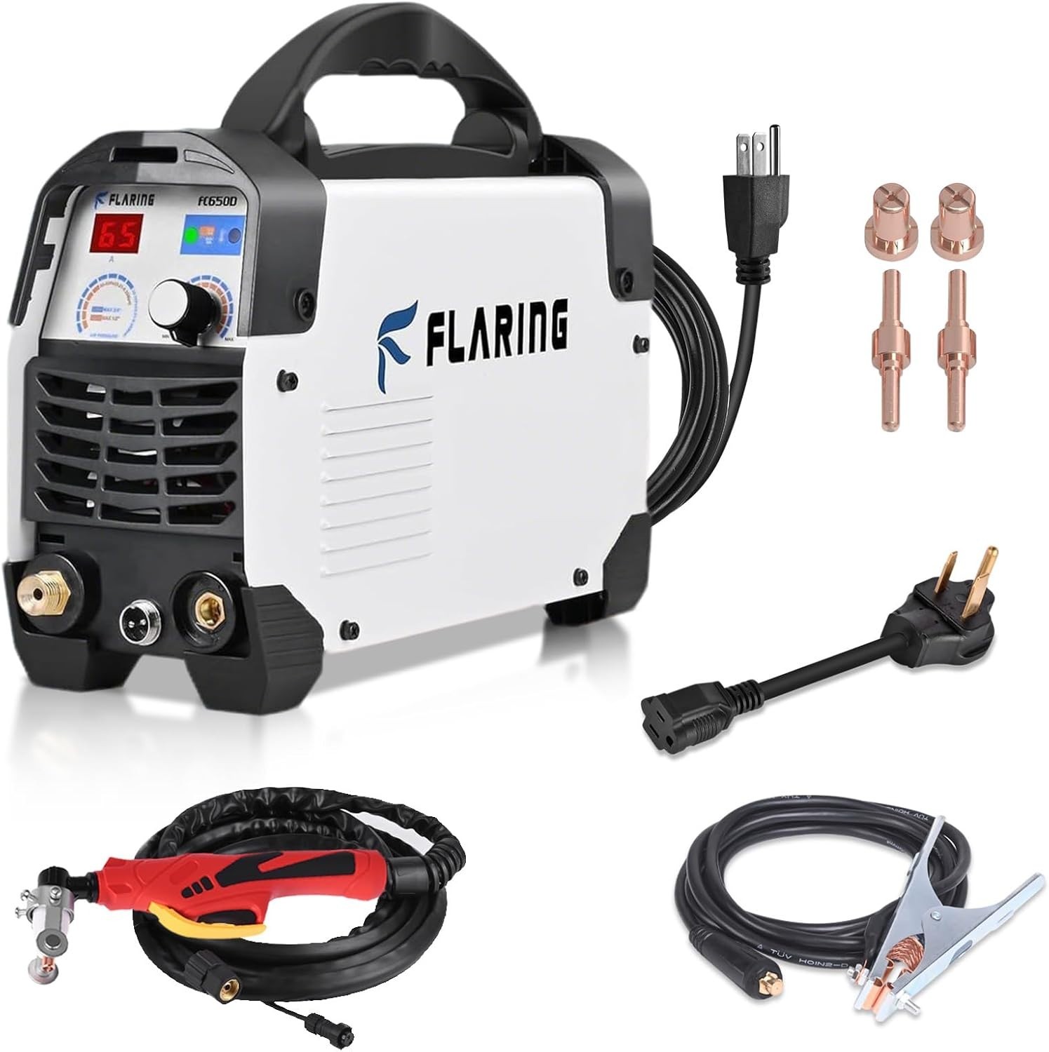 FLARING 65 Amp Plasma Cutter Machine 120V 240V 4/5\